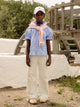 White sailor girl trousers
