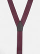 Bretelles Silbon micropoint bordeaux