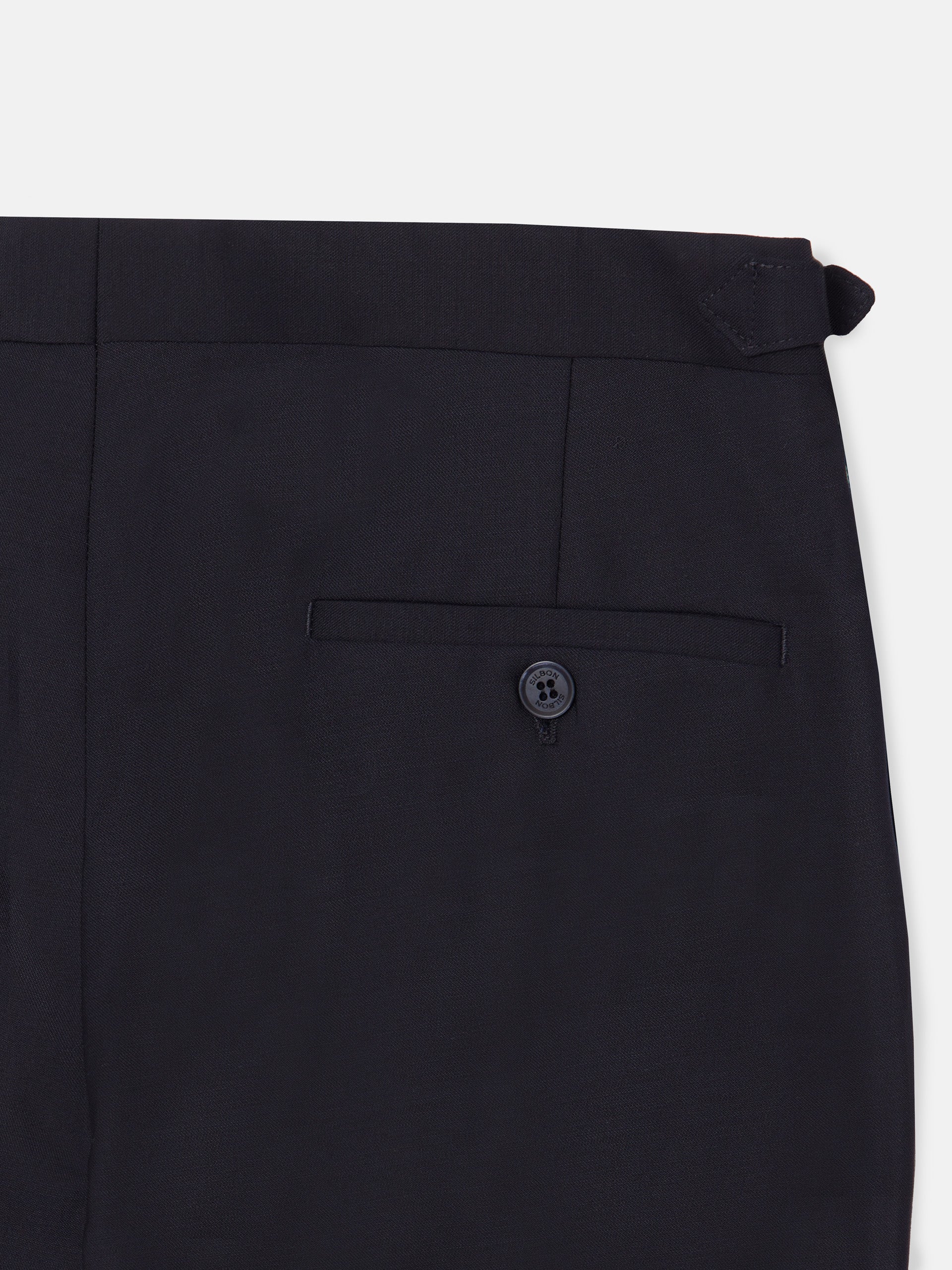 Pantalon chaque stretch bleu marine