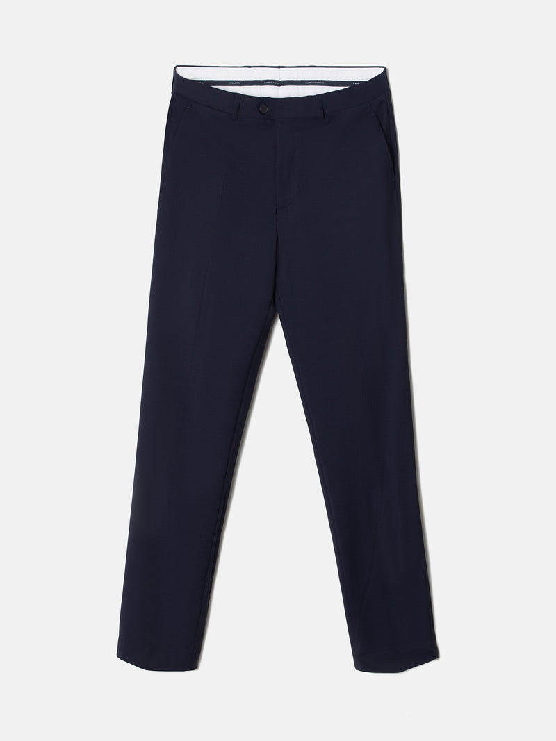 Pantalon de costume stretch naturel bleu clair