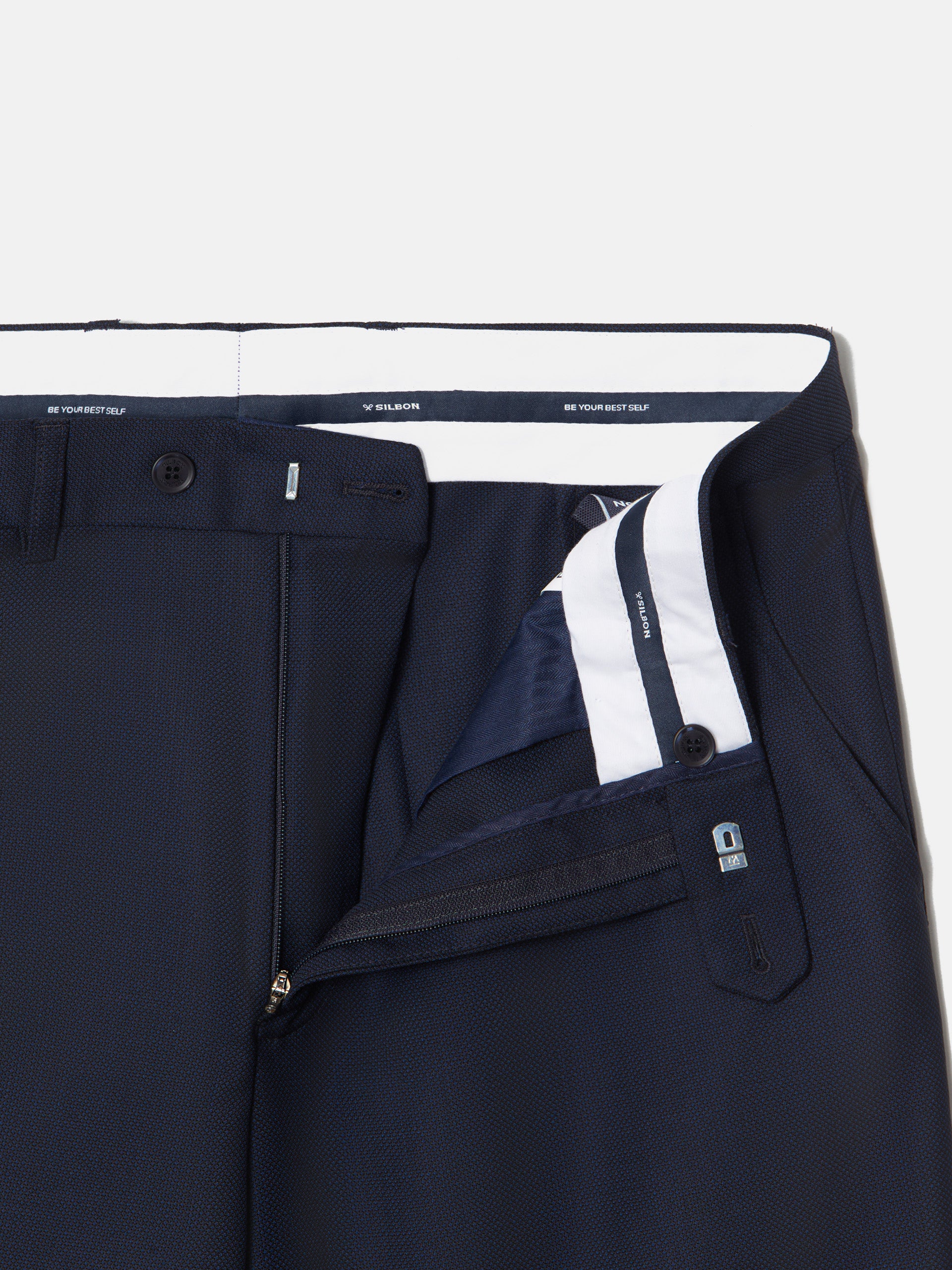 Pantalon suit ojo de perdiz navy
