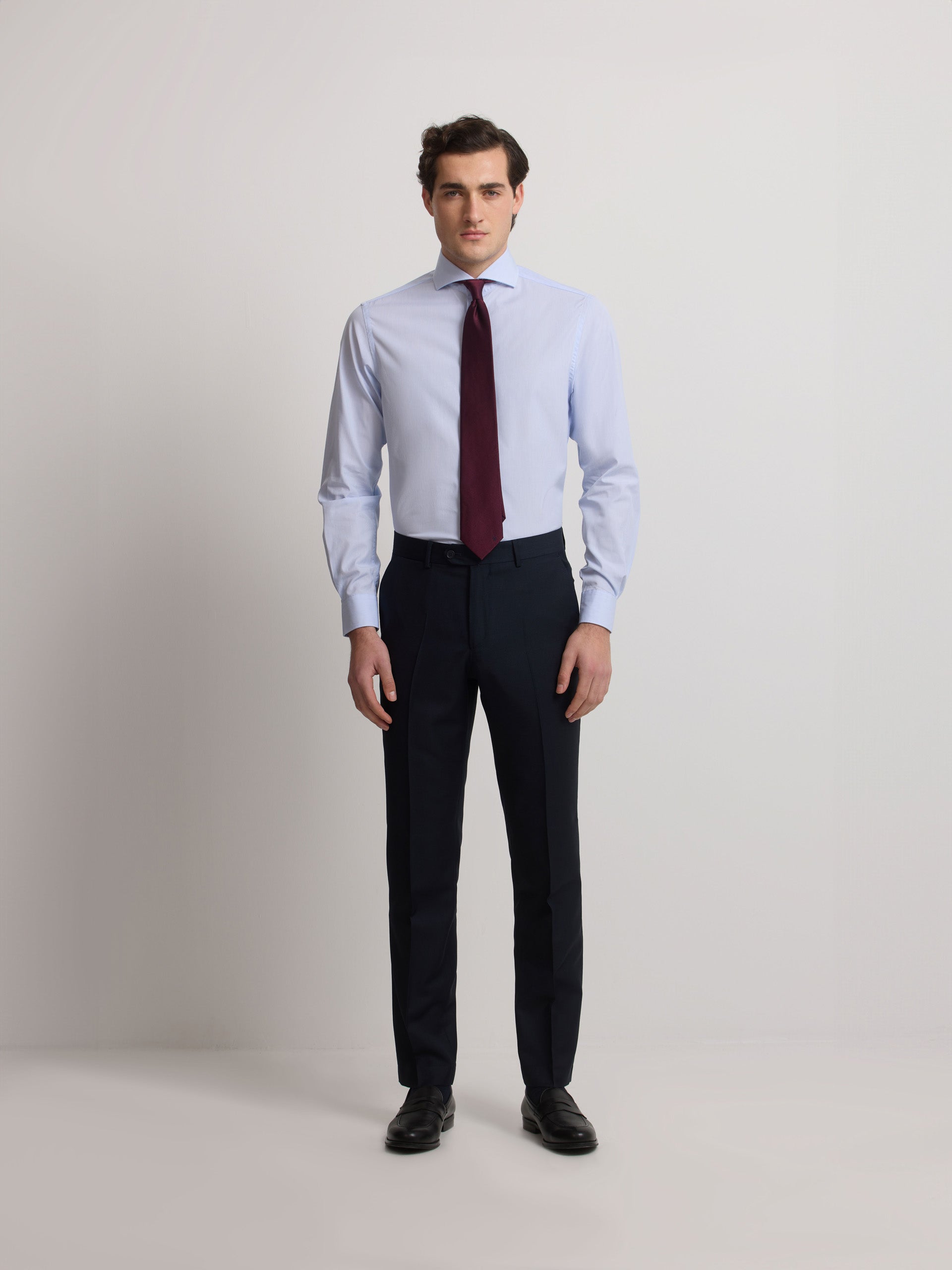 Pantalon suit ojo de perdiz navy