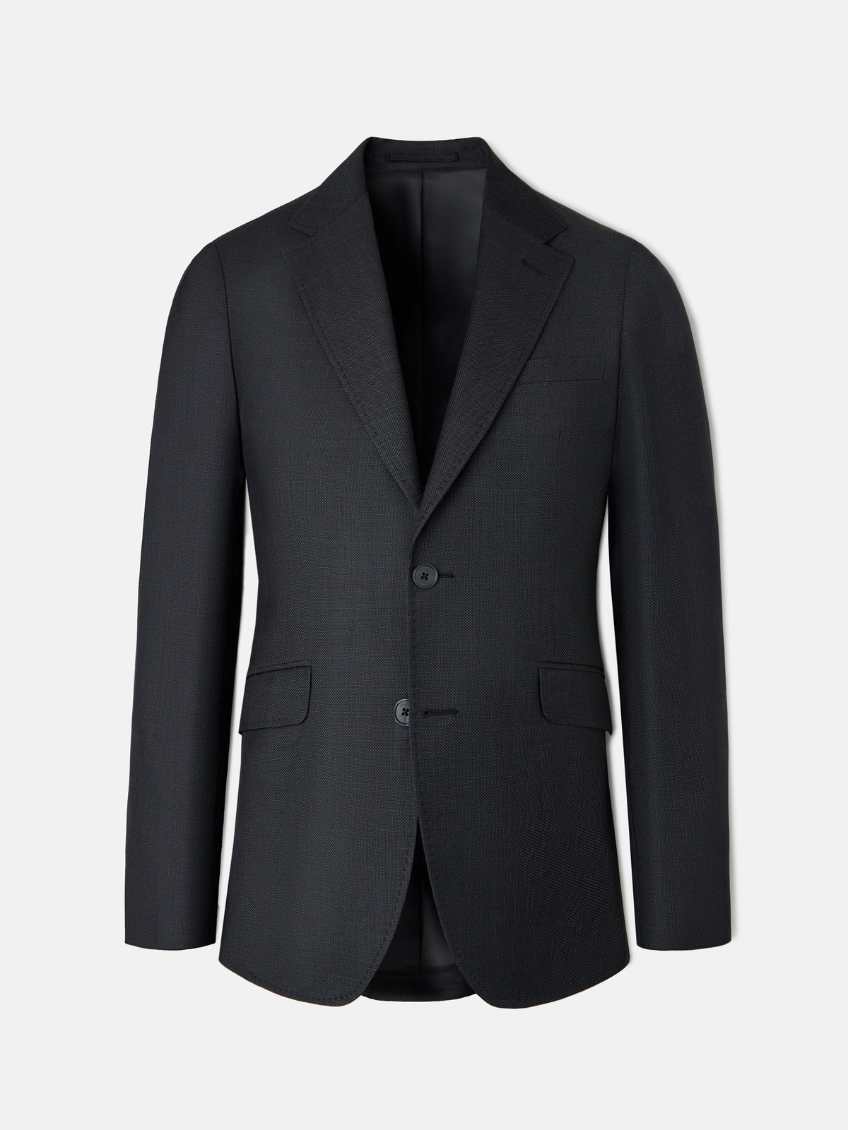 Grey birdseye suit jacket