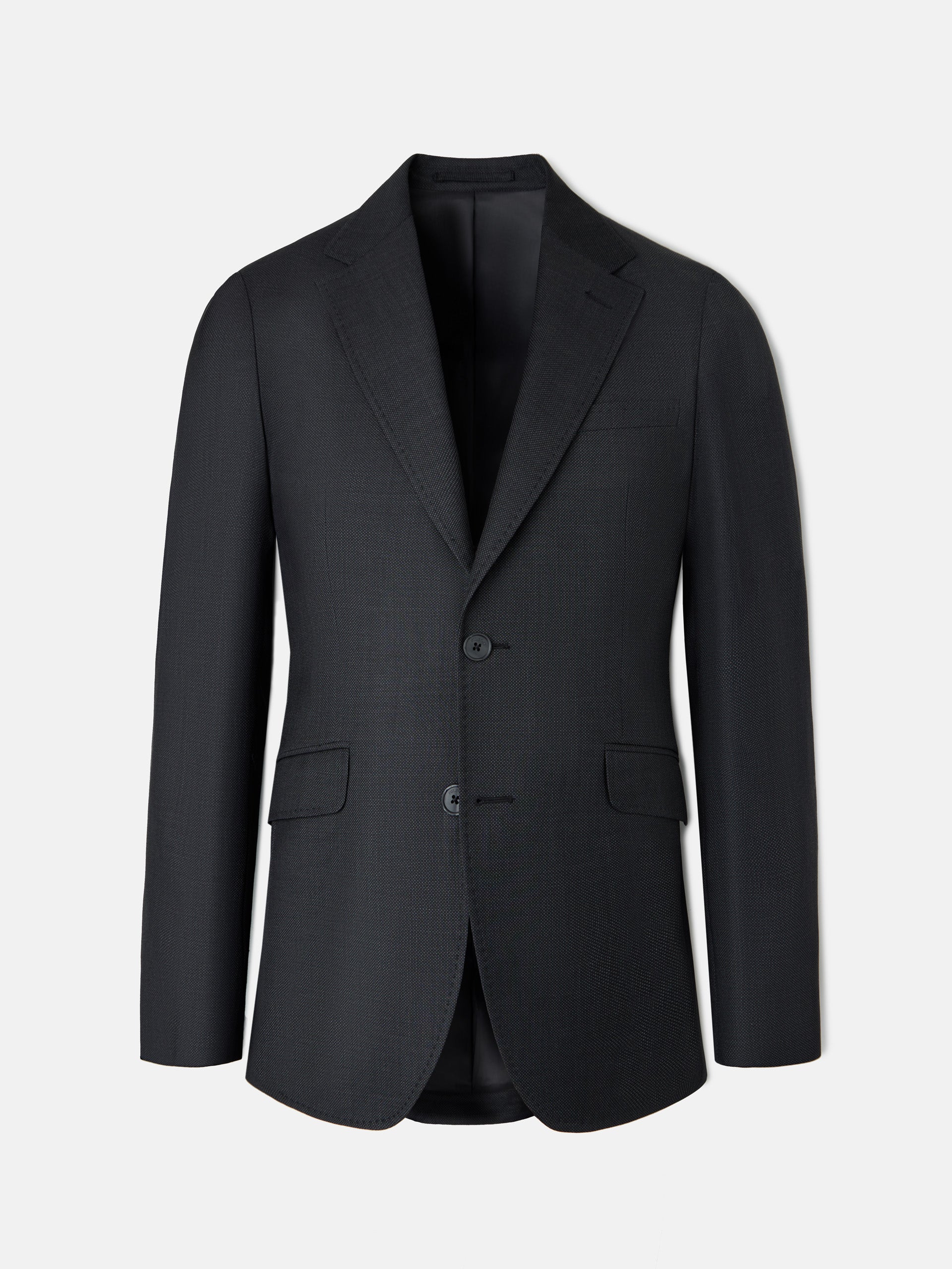Gray bird's eye blazer suit