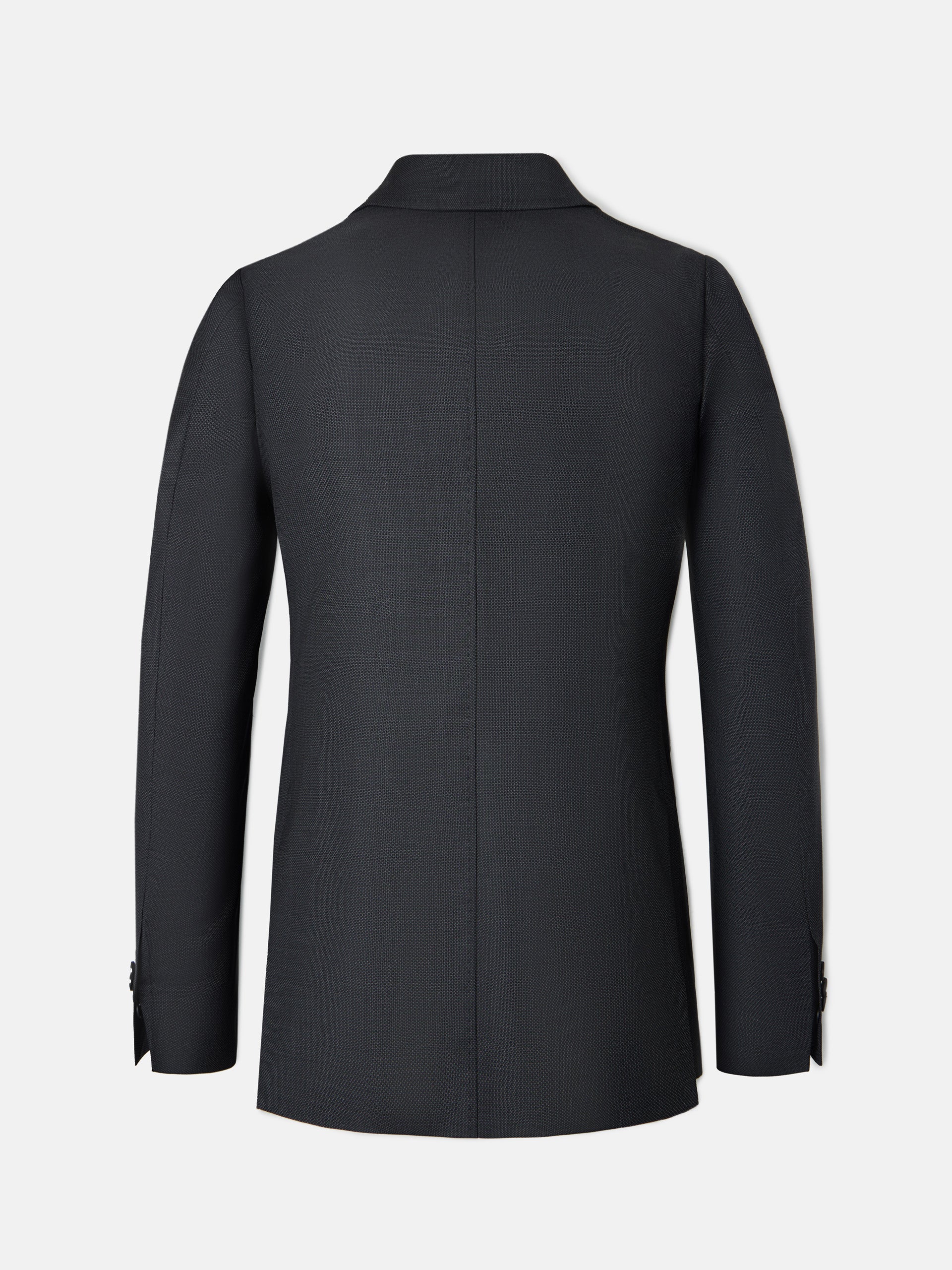 Gray bird's eye blazer suit