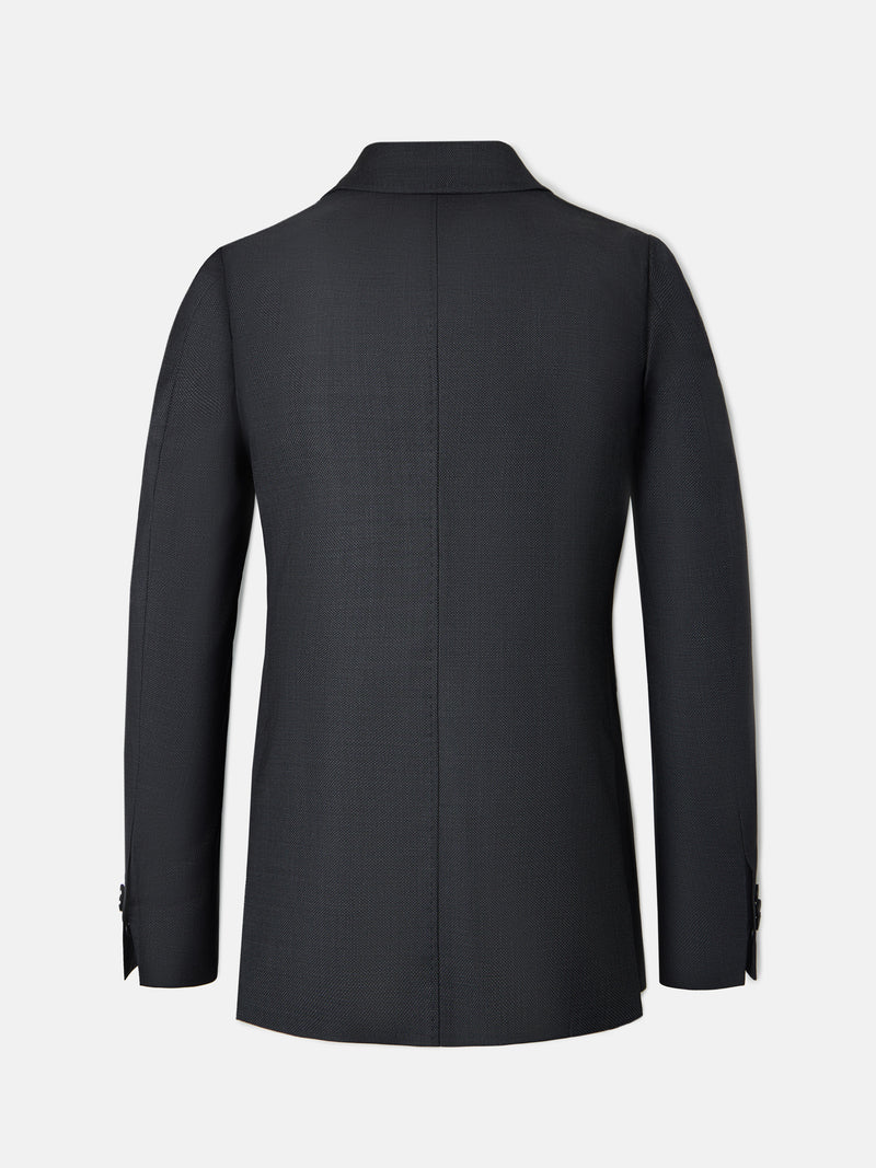Blazer de fato olho de perdiz cinzento