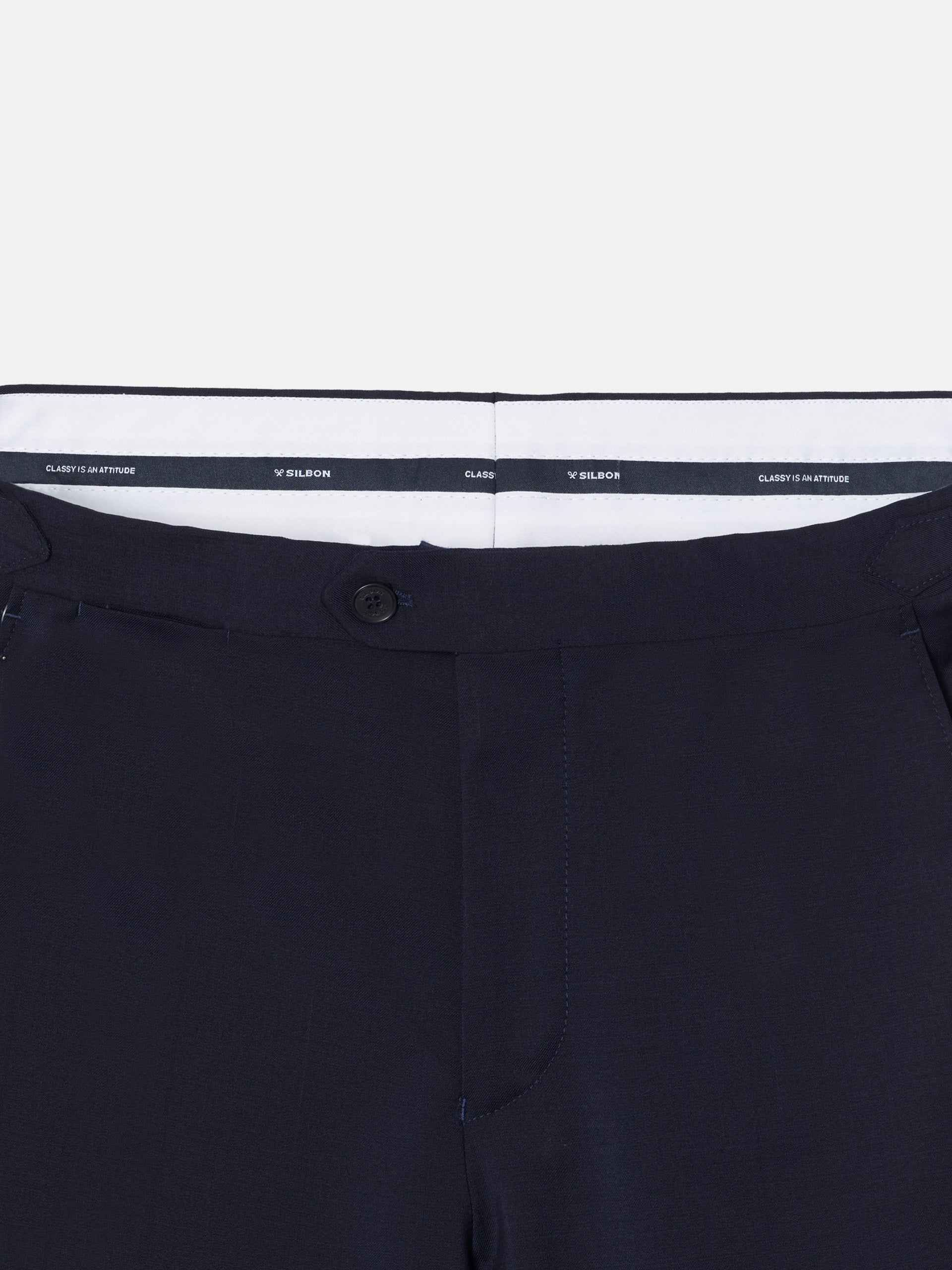 Pantalon chaque stretch bleu clair