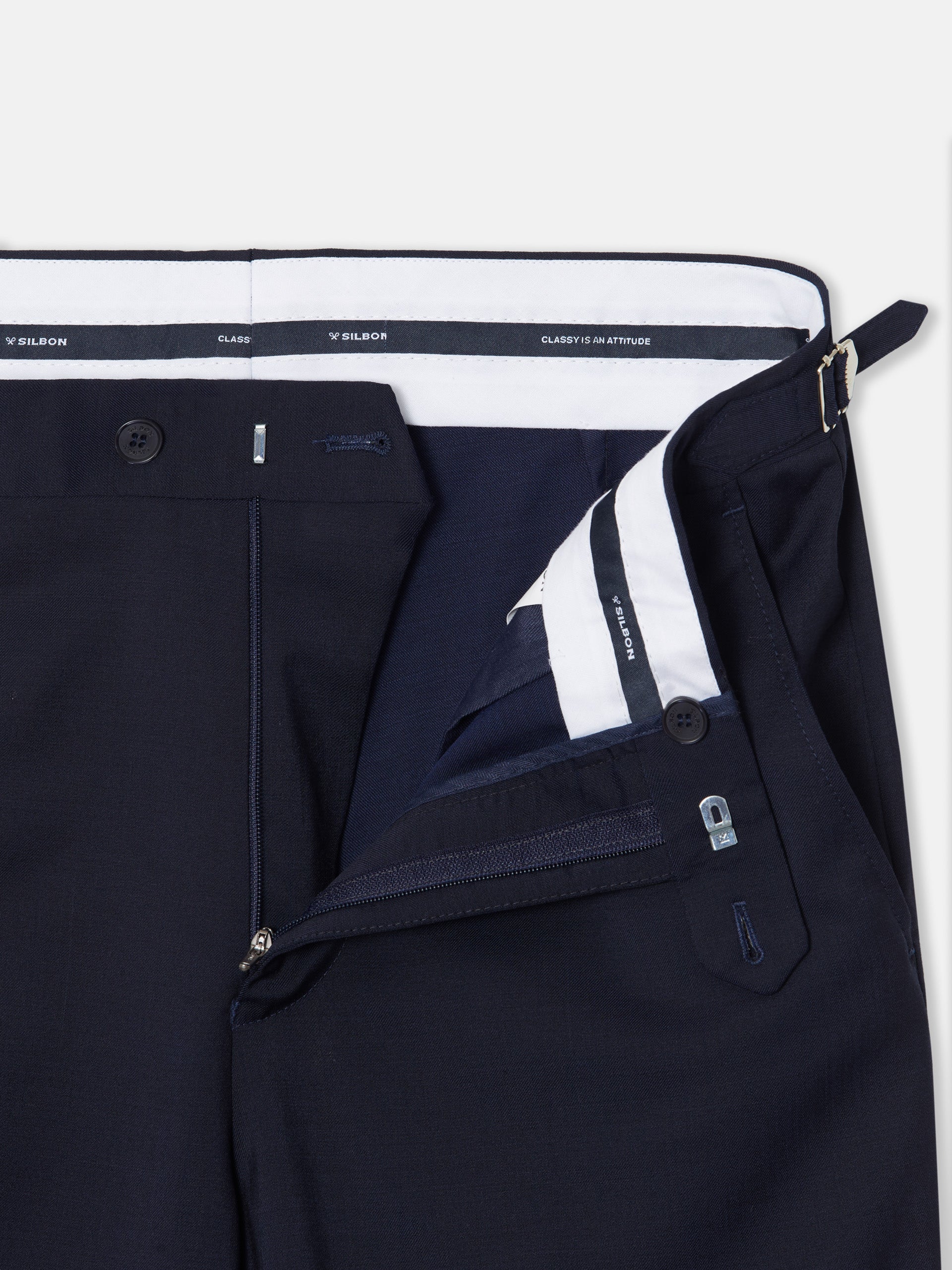 Pantalon chaque stretch bleu clair