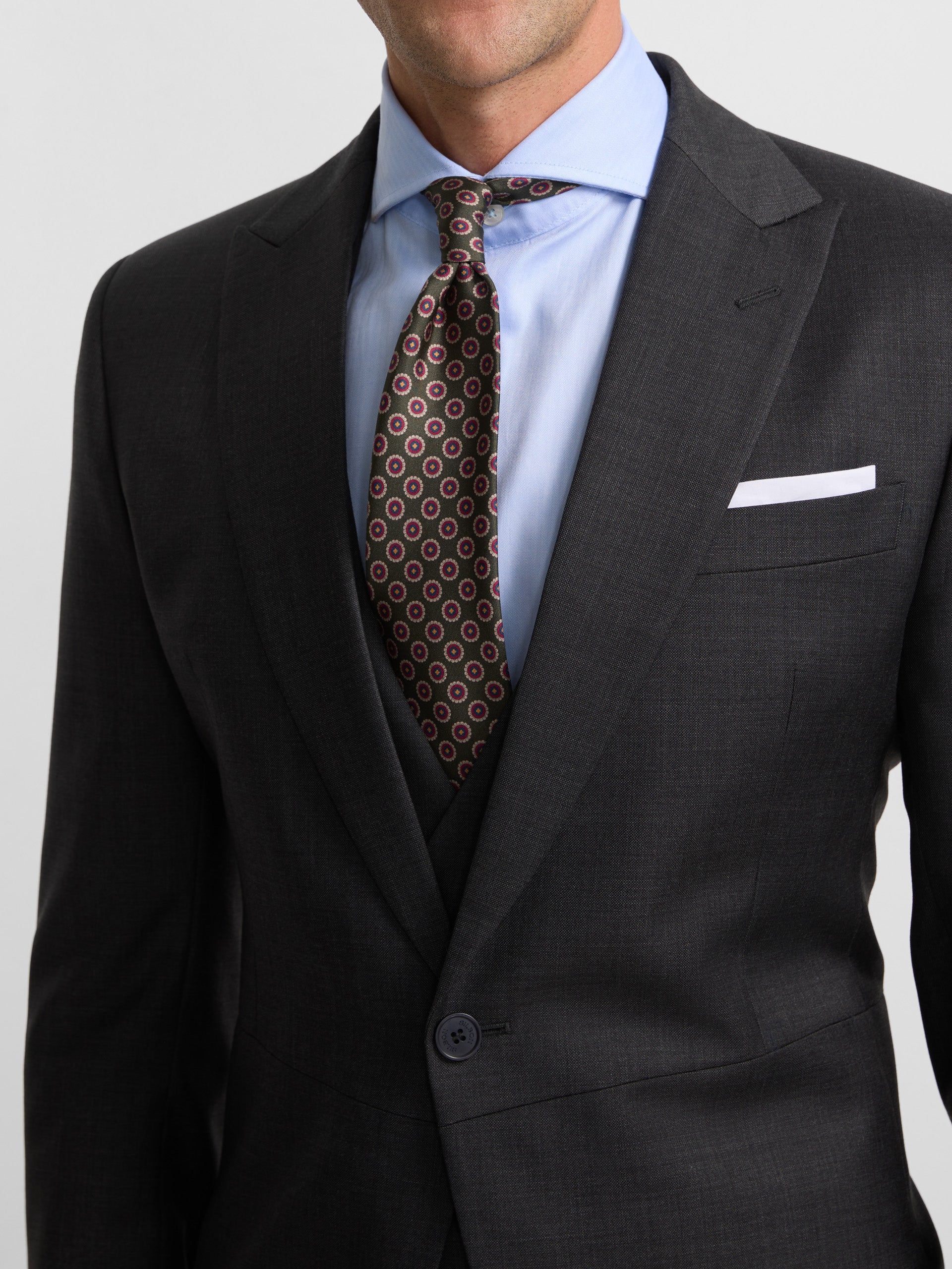 Manteau en stretch gris