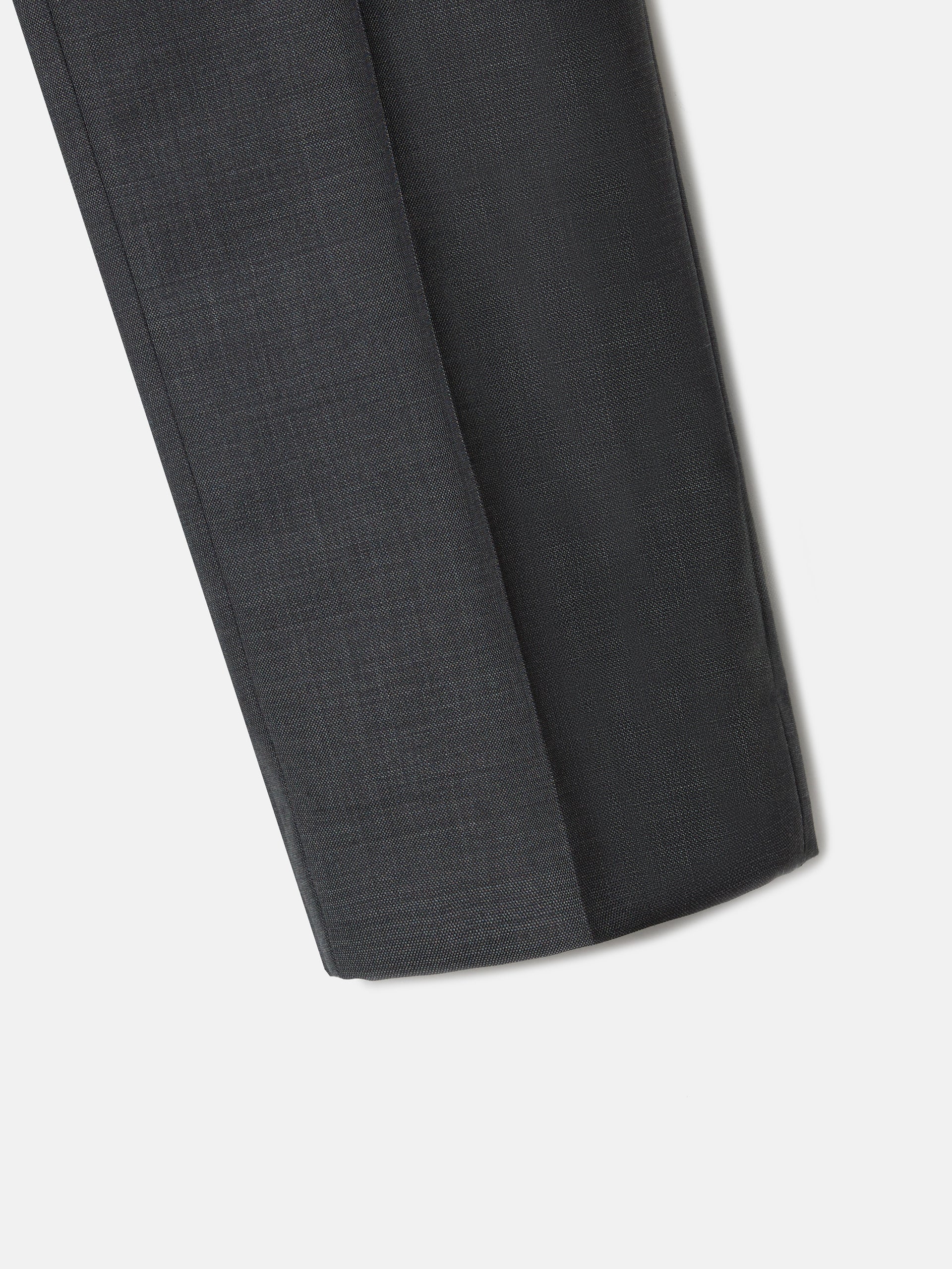 Calças chaque stretch cinzentas