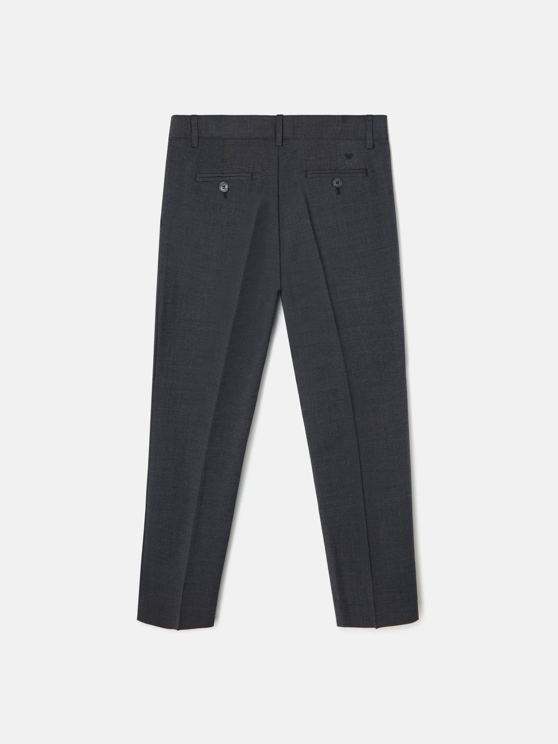 Calças clássicas de fato cinzentas para crianças
