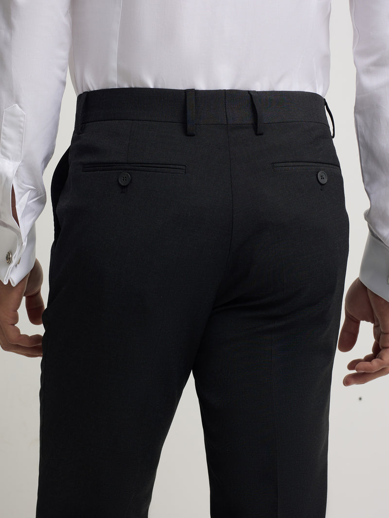 Pantalon vestir classic gris oscuro