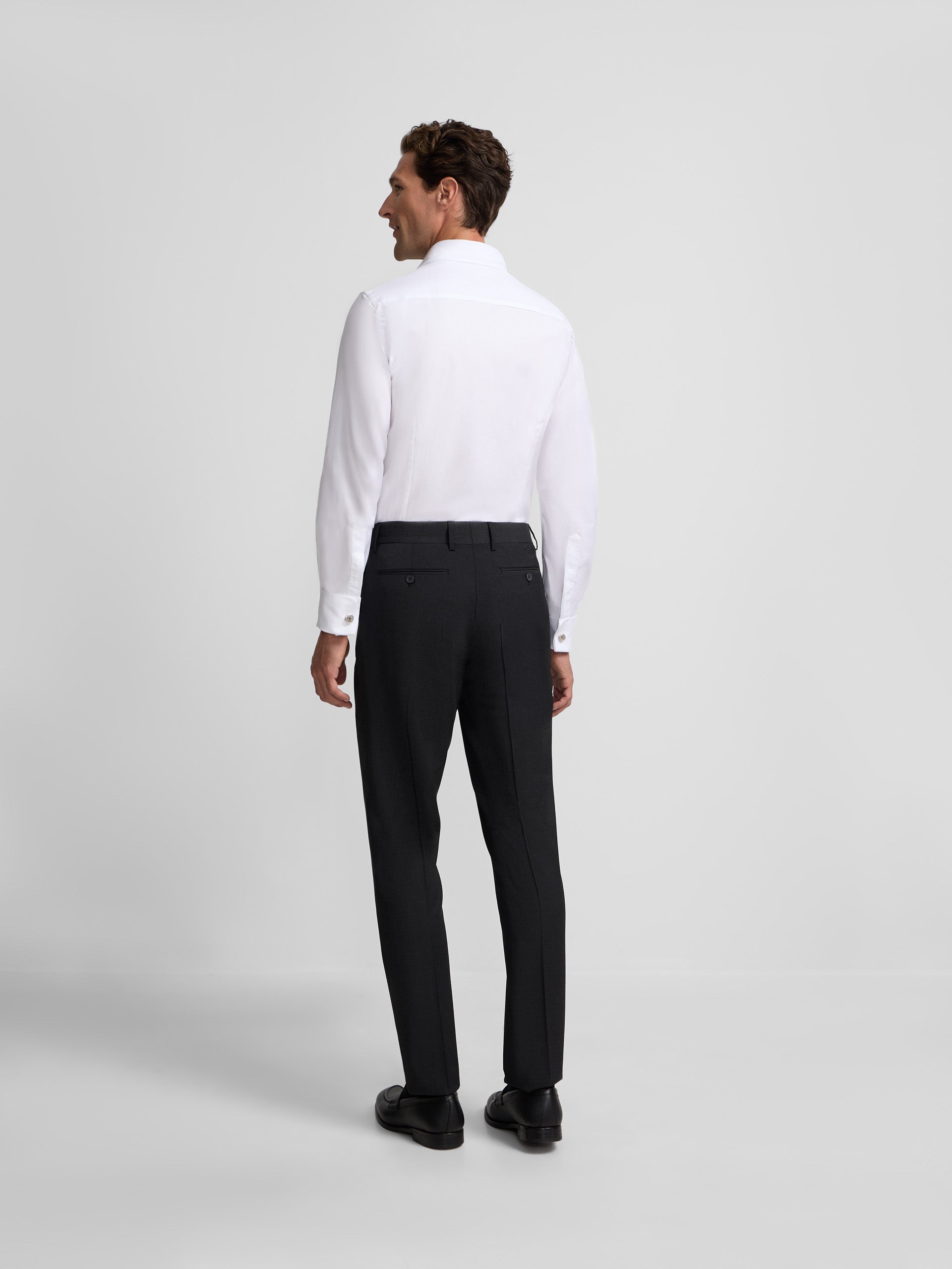 Pantalon habillé classique gris foncé