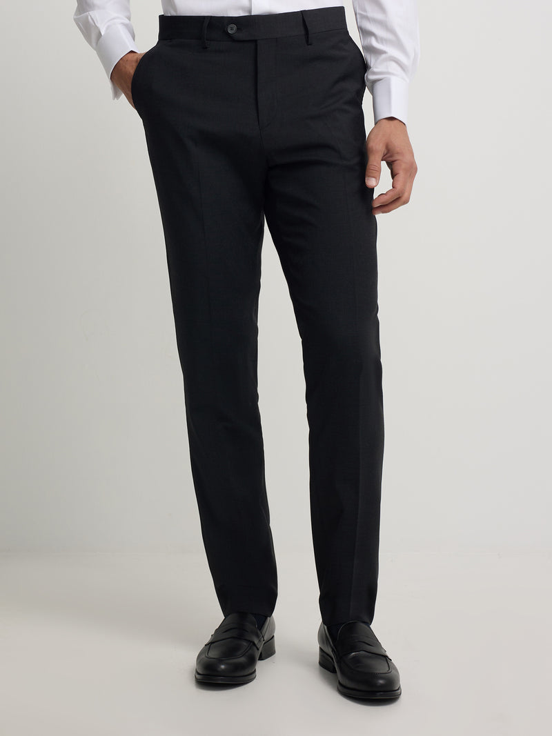 Pantalon vestir classic gris oscuro