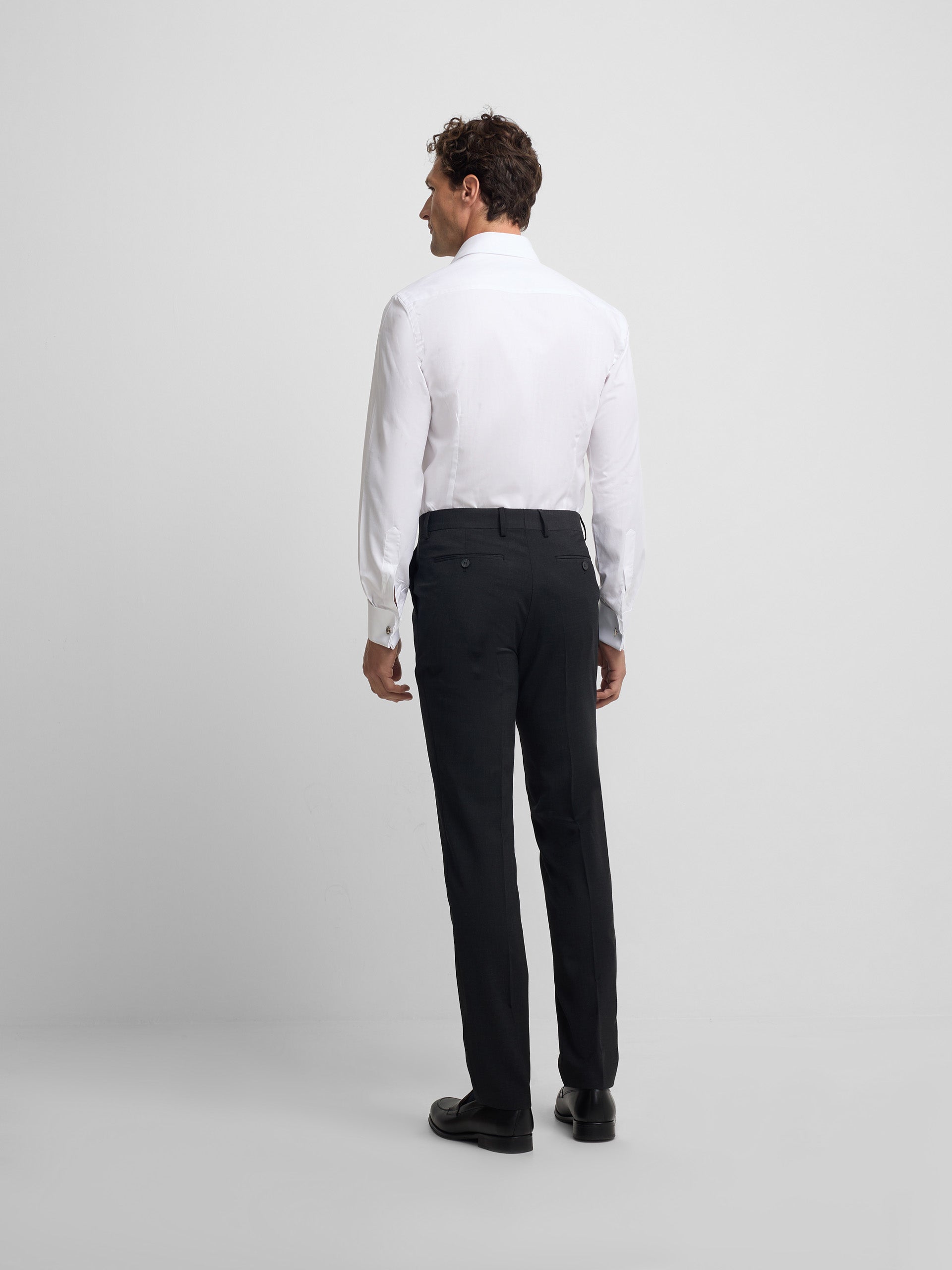 Pantalon habillé classique gris foncé