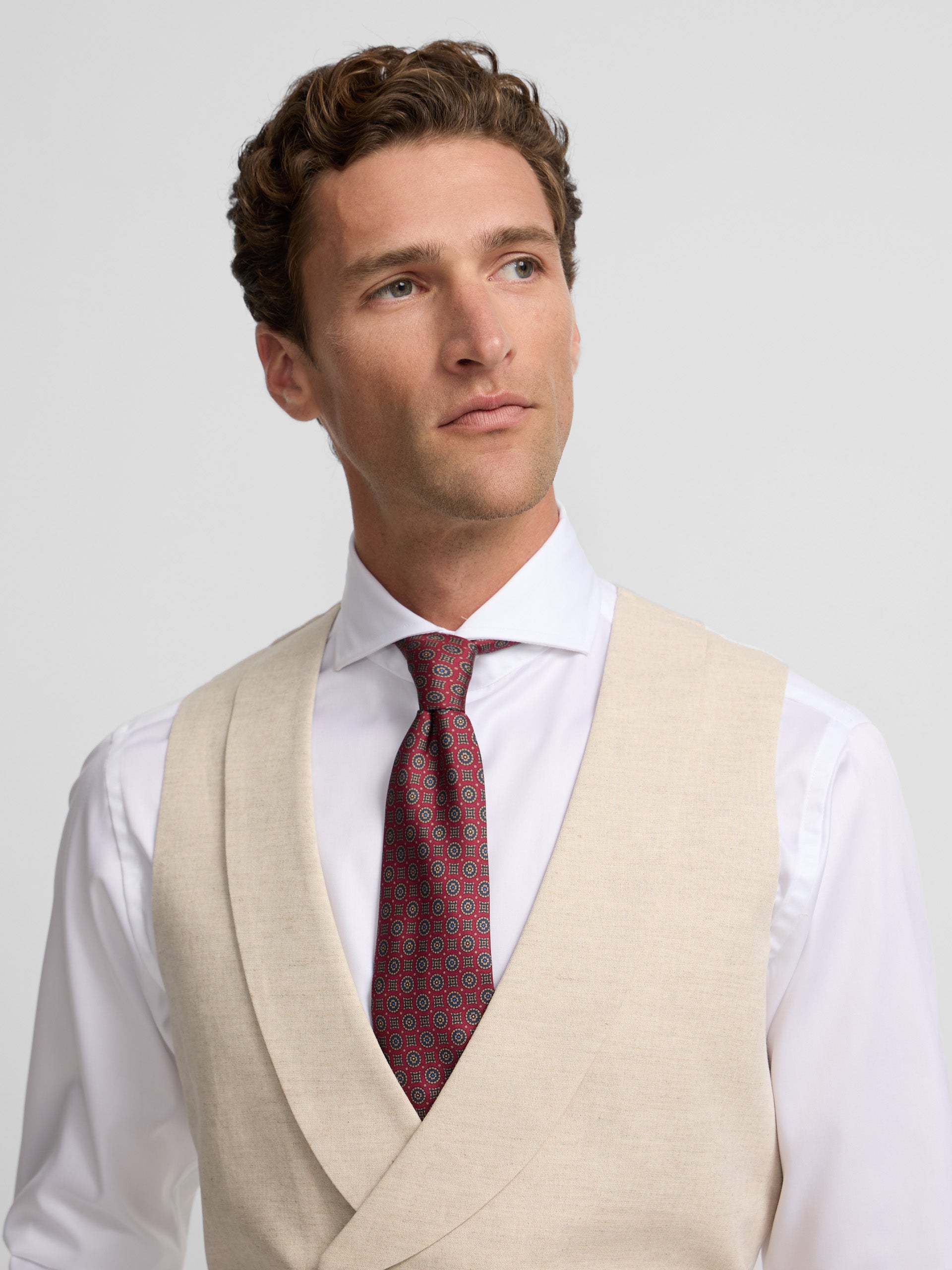 Colete chaque gola redonda terra