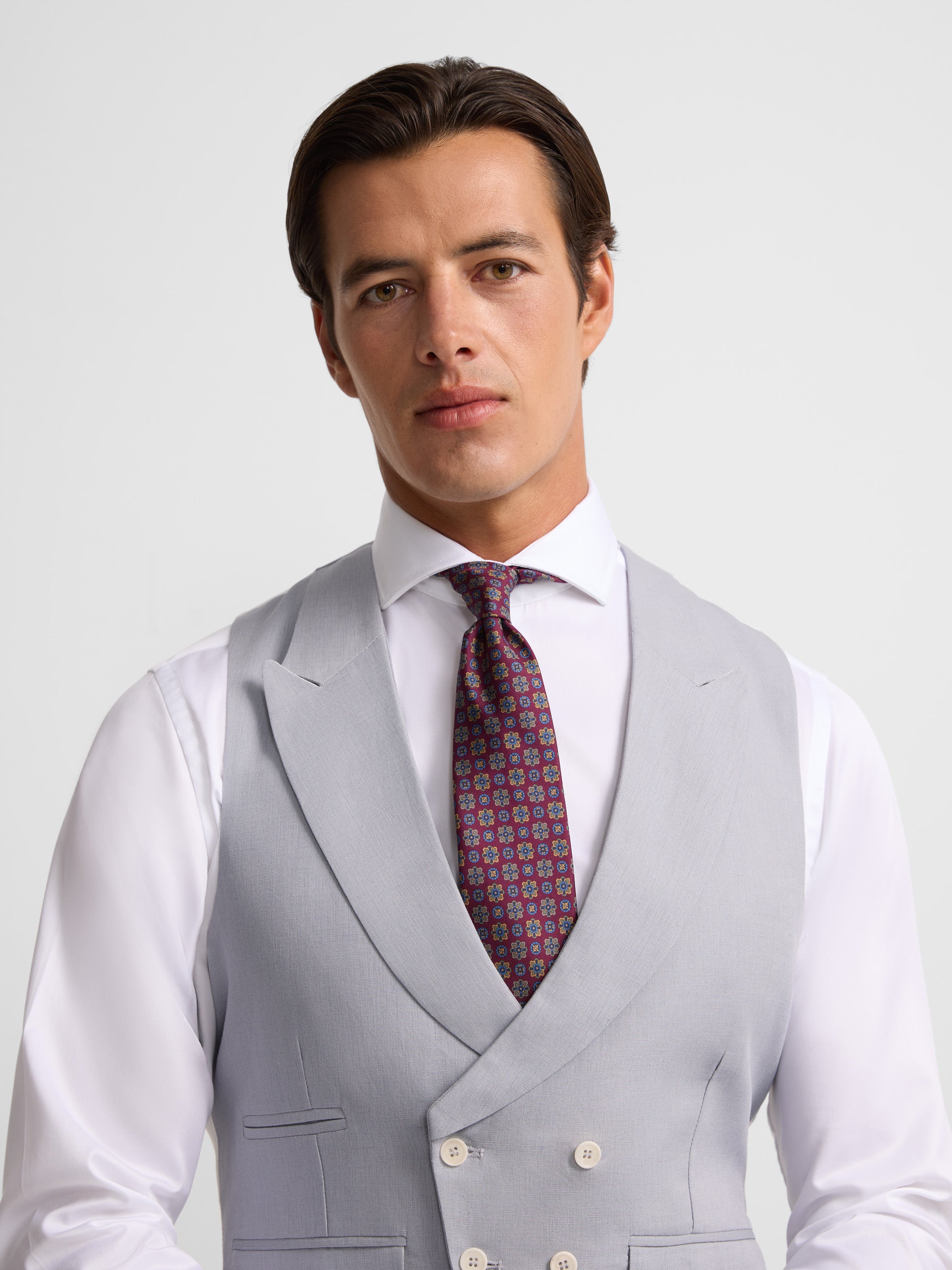 Colete chaque tailoring azul médio