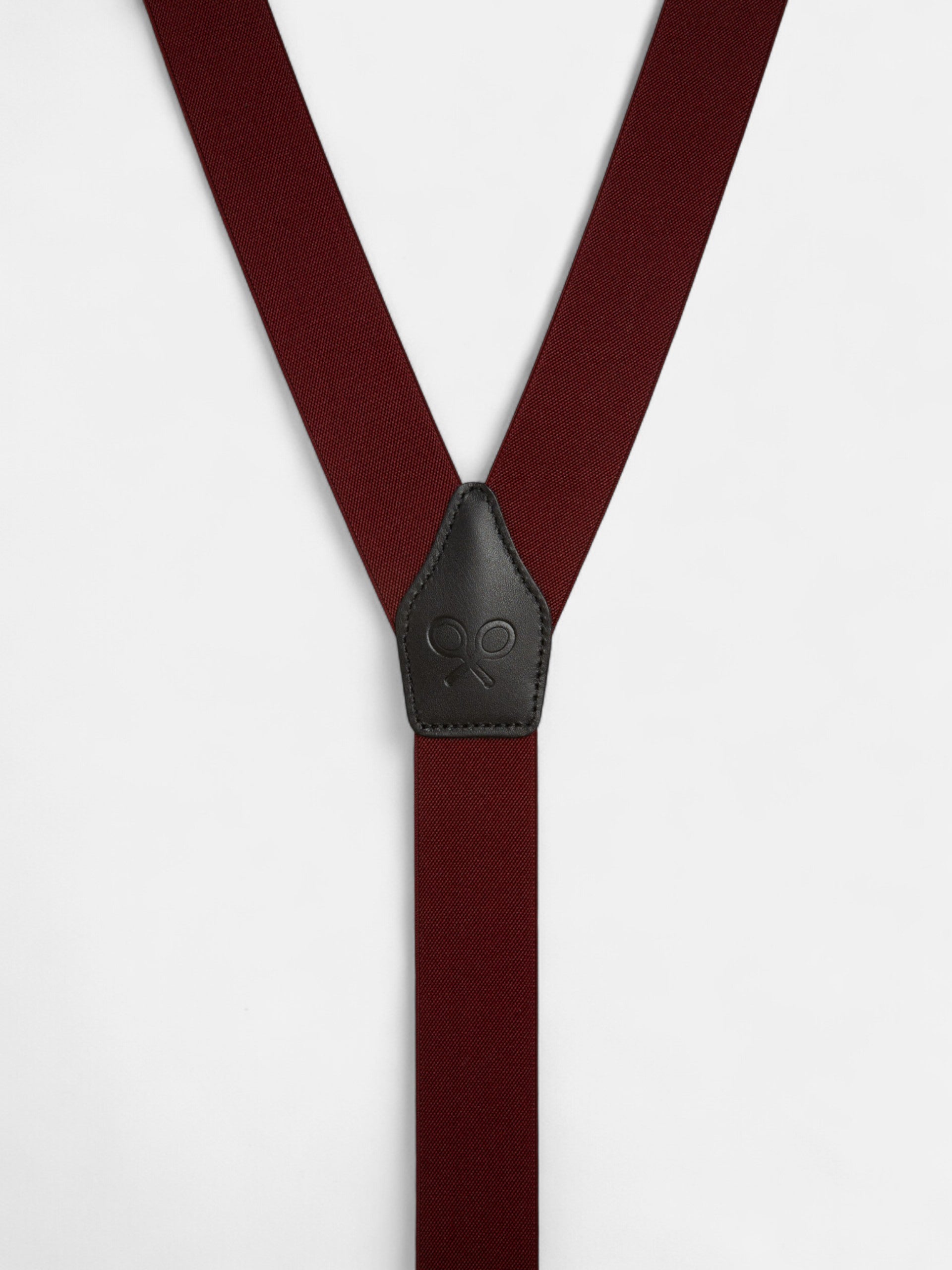 Tirante silbon burdeos liso