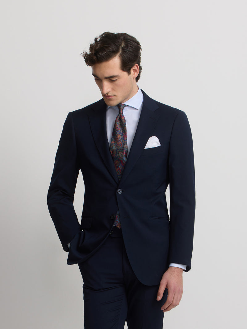 Veste de costume stretch naturel bleu clair