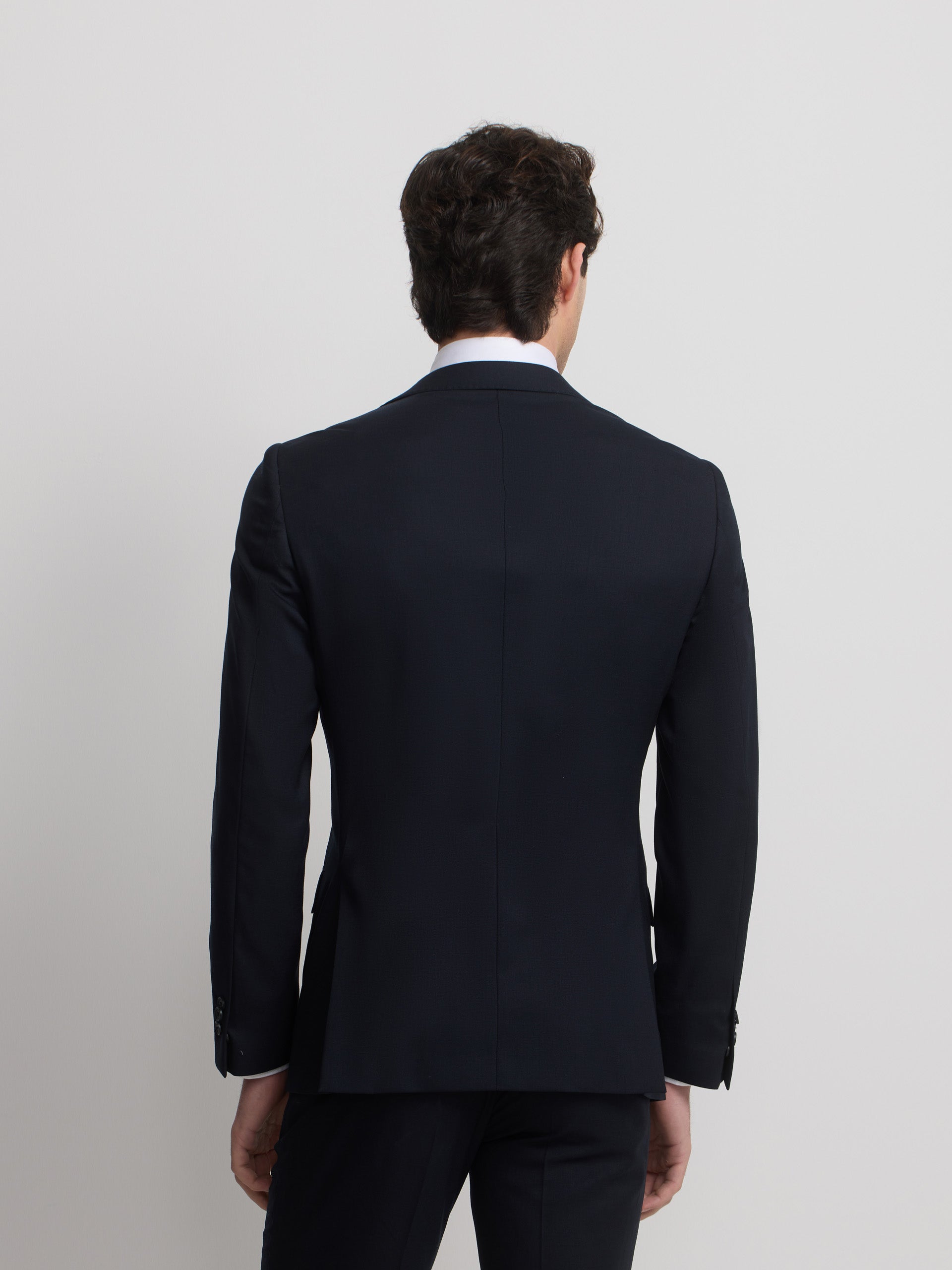 Americana traje estructura azul marino