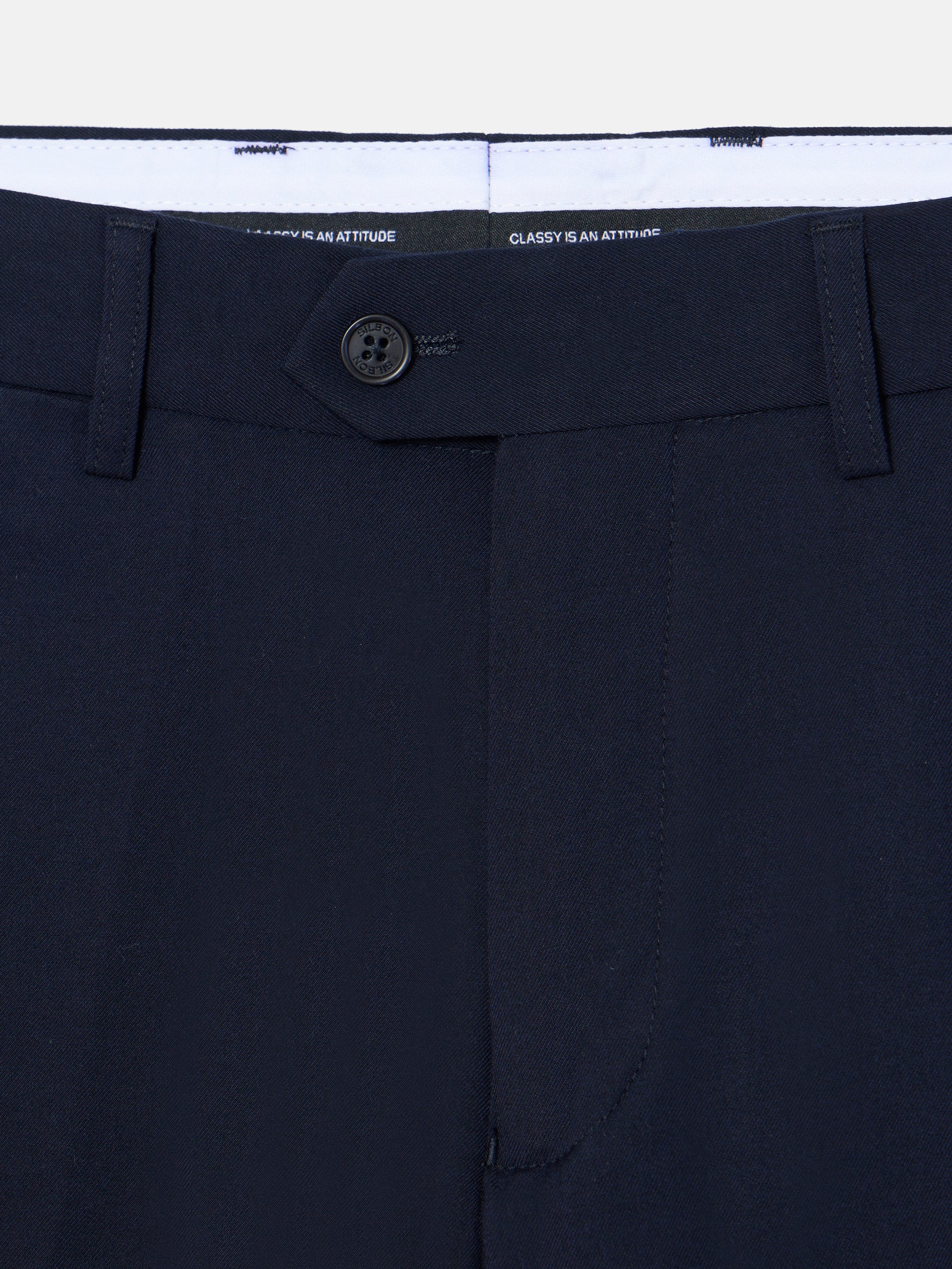 Calças de fato essential azul-marinho