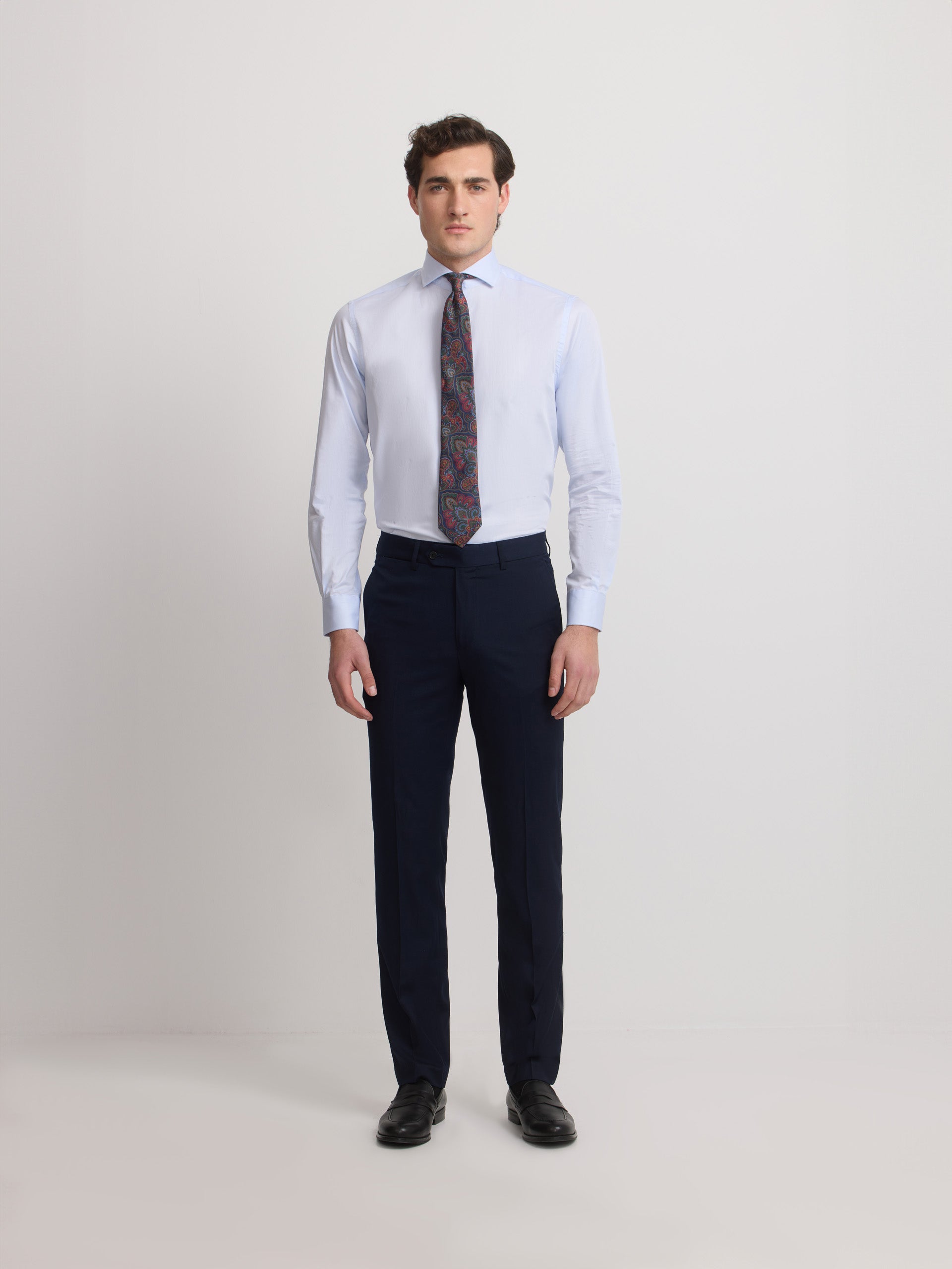 Pantalon traje essential azul marino