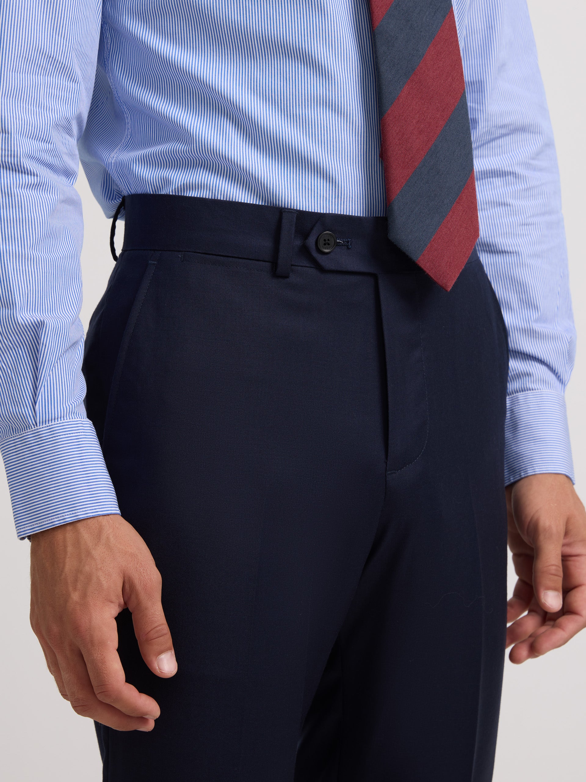 Medium blue essential suit pants