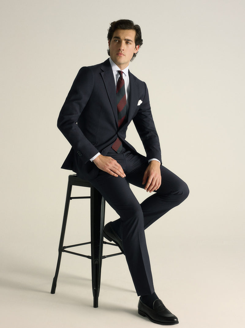 Pantalon de costume stretch naturel bleu clair