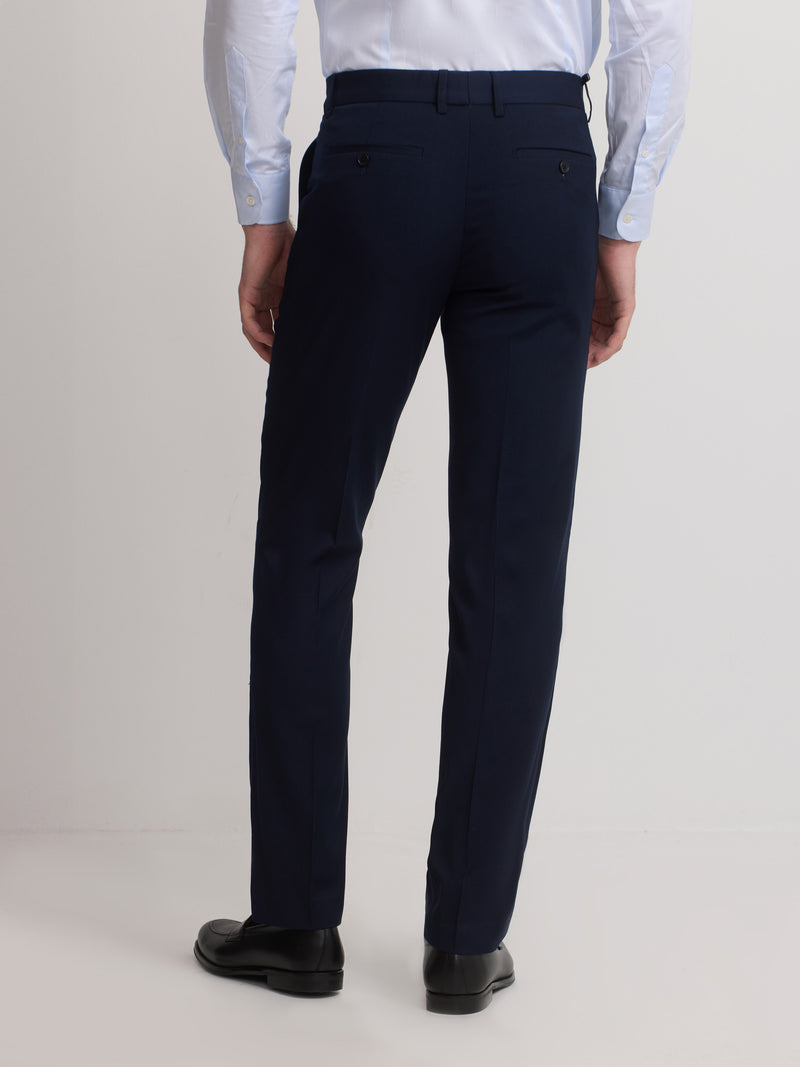 Pantalon de costume stretch naturel bleu clair