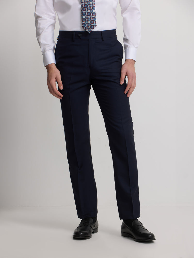 Pantalon traje estructura azul marino
