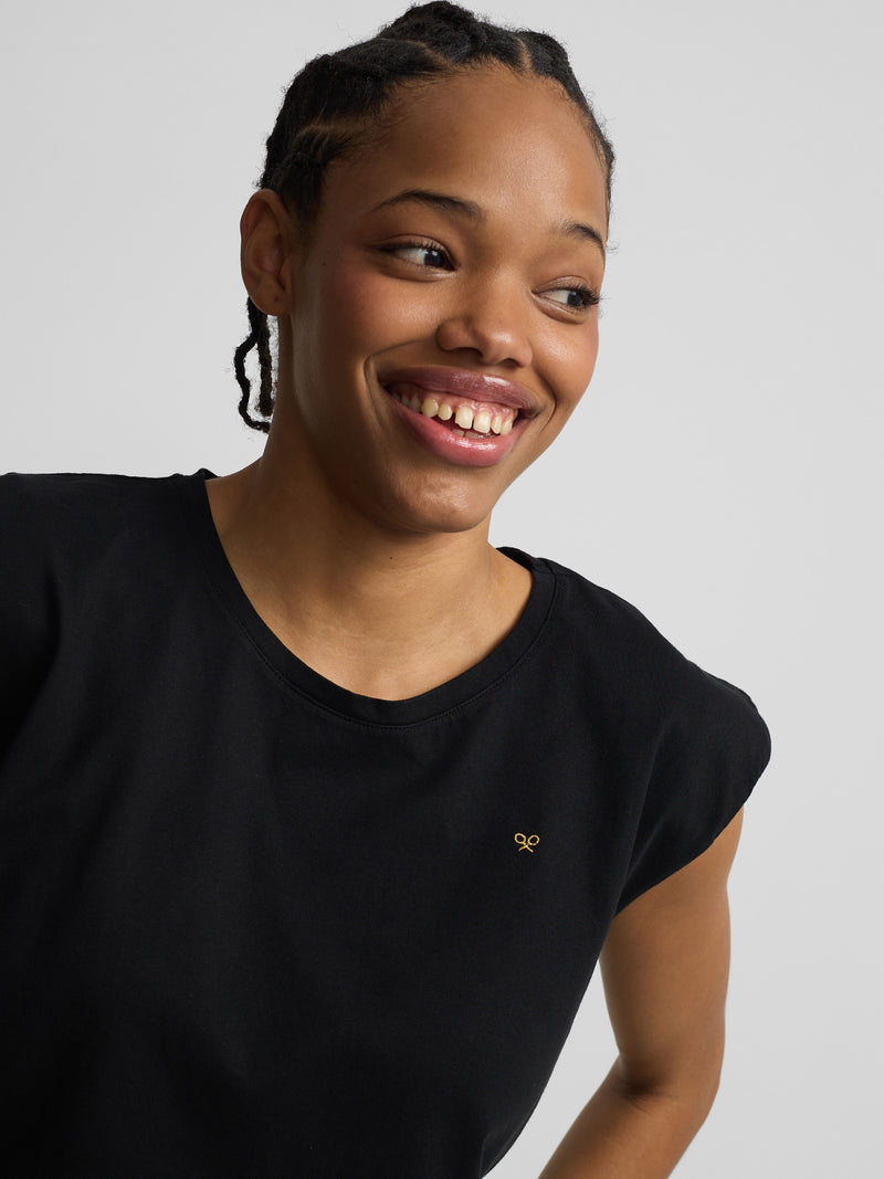Camiseta woman sun negra