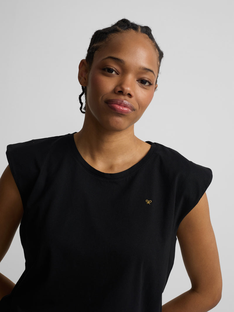 Camiseta woman sun negra