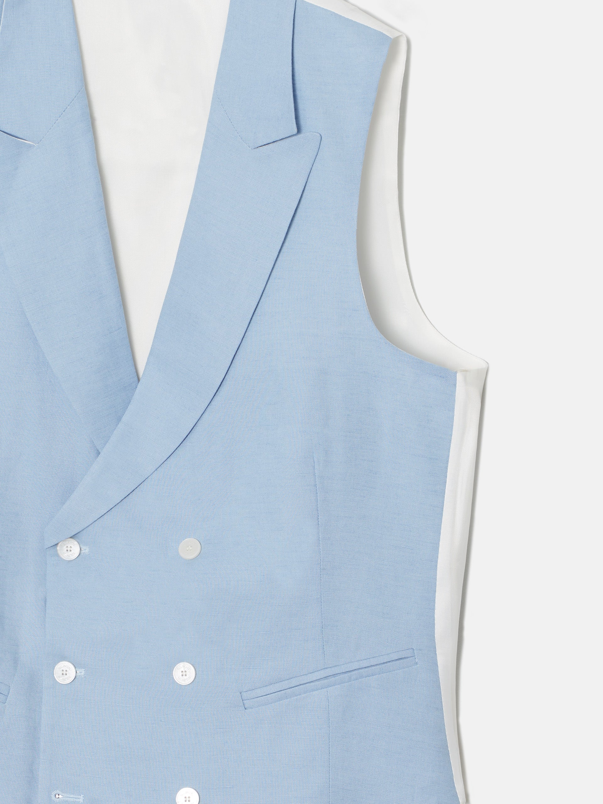 Classic collar stewardess jacket vest