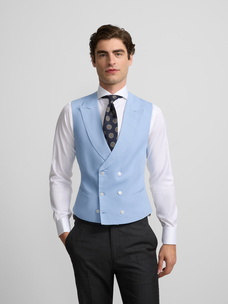 Classic collar stewardess vest