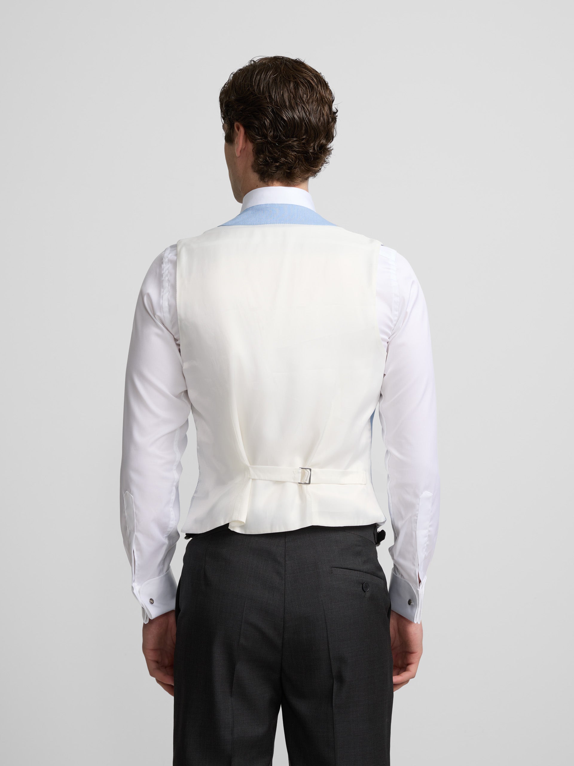 Classic collar stewardess jacket vest