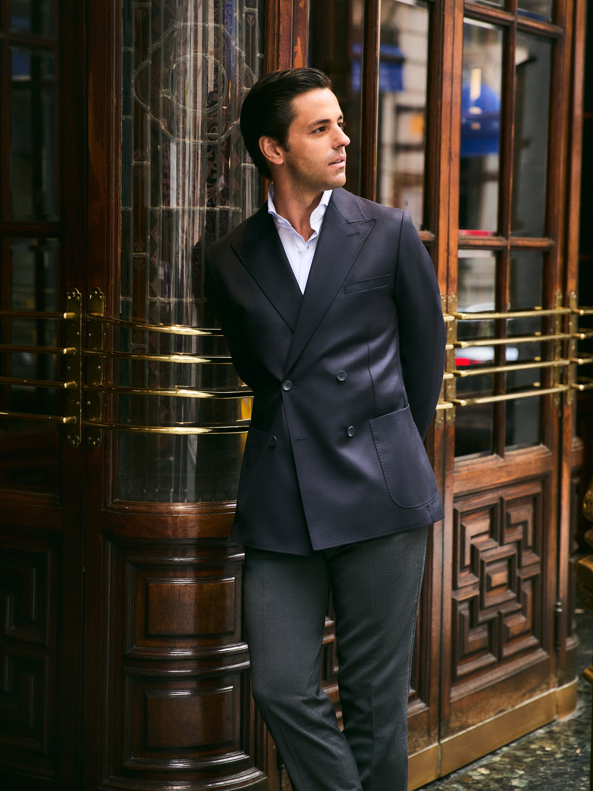 Silbon Trajes Hombre Con Chaleco Traje Cruzado Ropa De Hombre