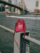 Raspberry bucket bag