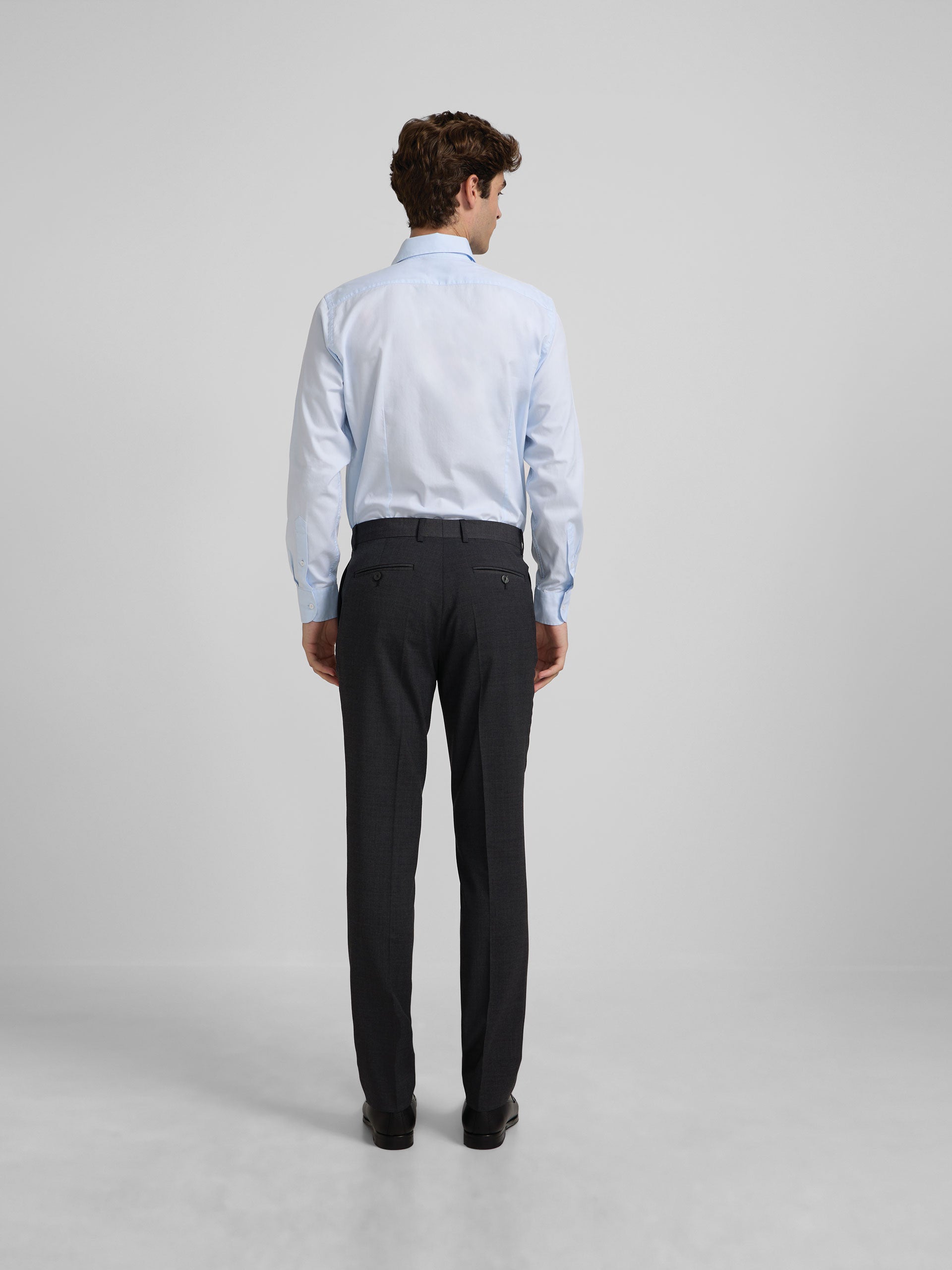 Pantalon vestir classic gris marengo