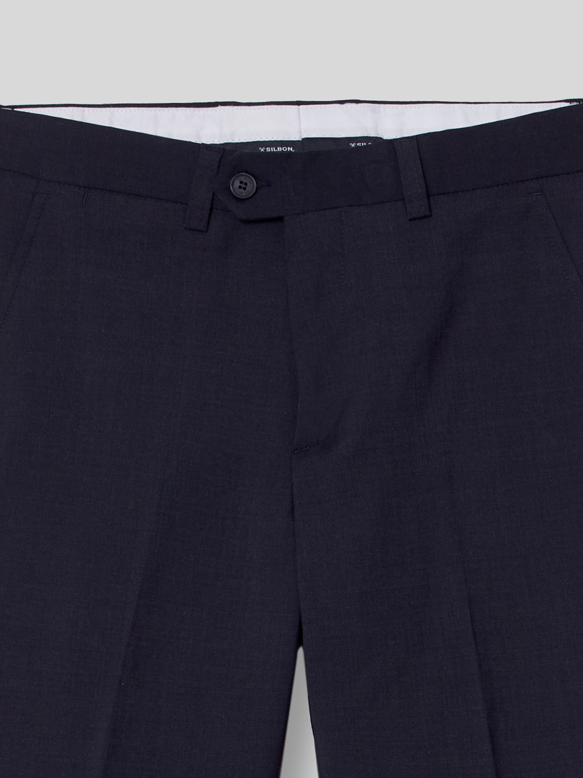 Pantalon vestir classic azul medio