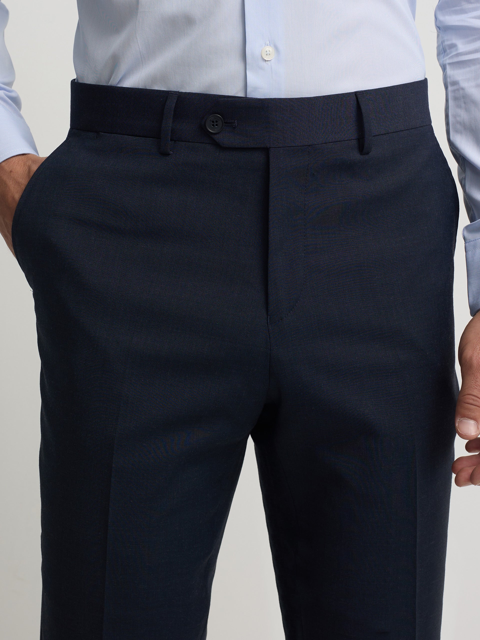 Classic medium blue dress pants