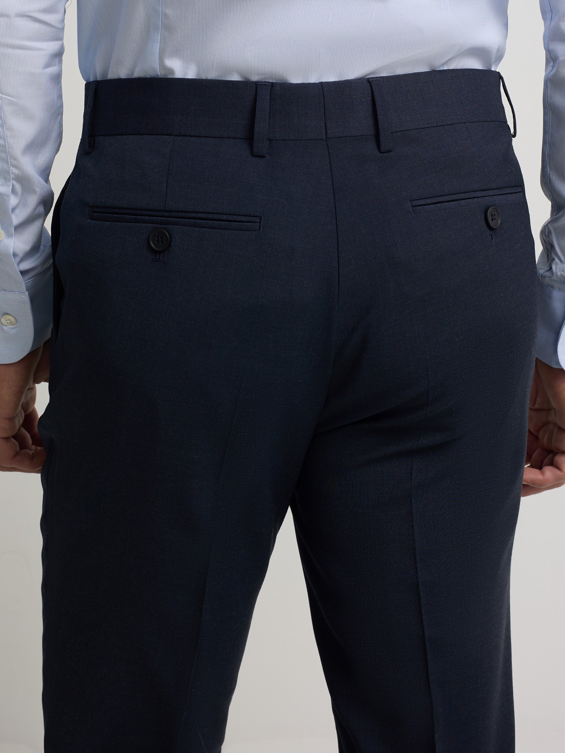 Classic medium blue dress pants