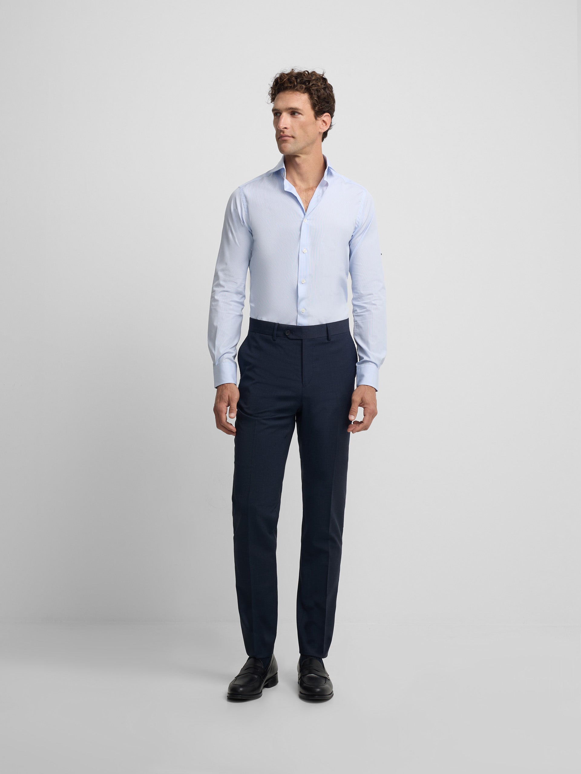 Classic medium blue dress pants