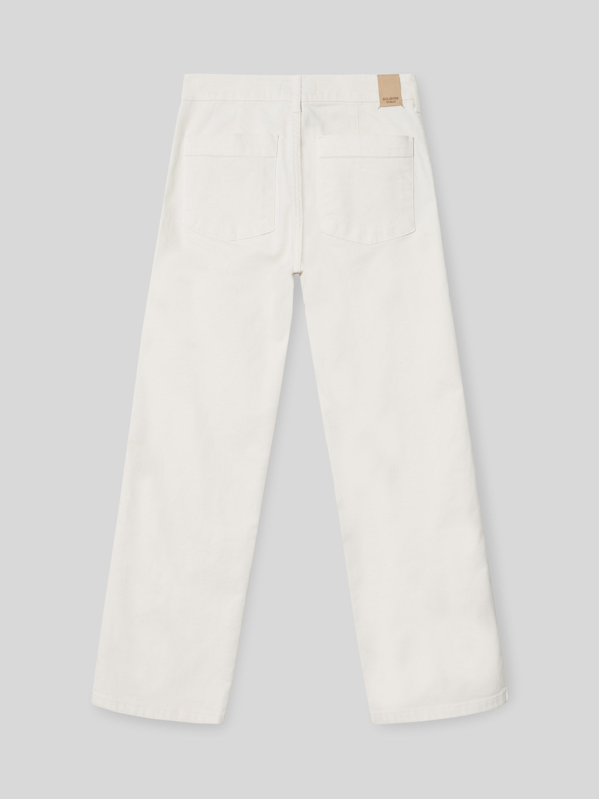 Women's culotte pants with raw pockets