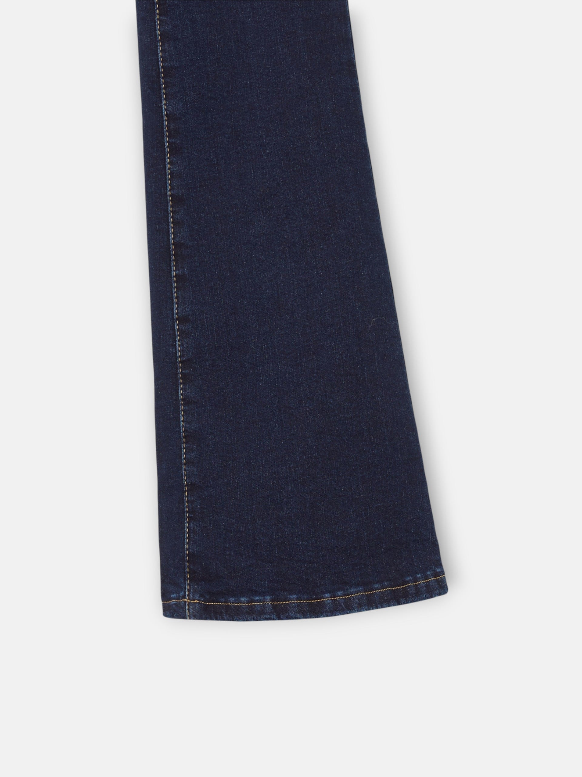 Pantalon femme boot cut bleu marine