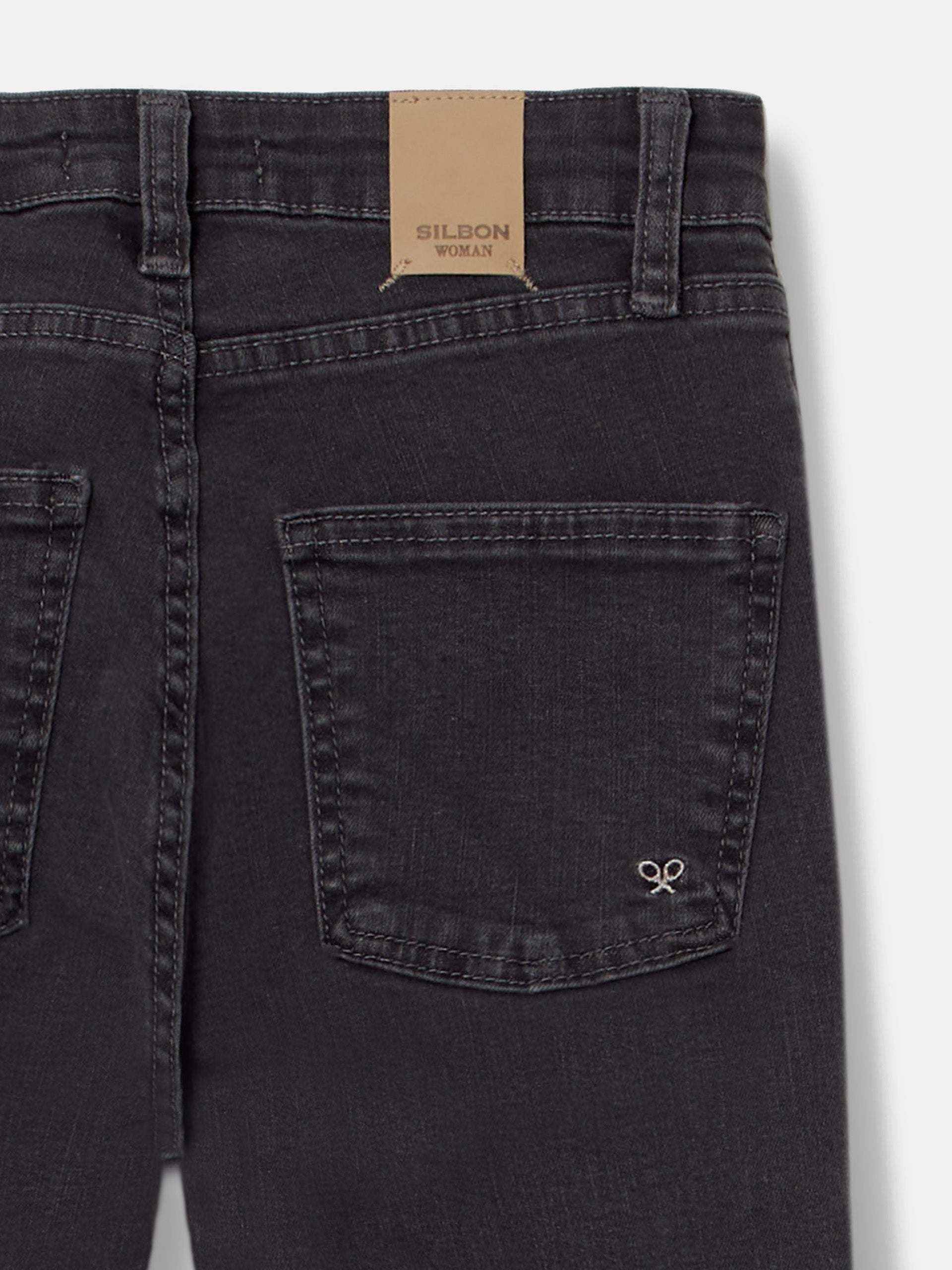 Pantalon woman slim fit gris