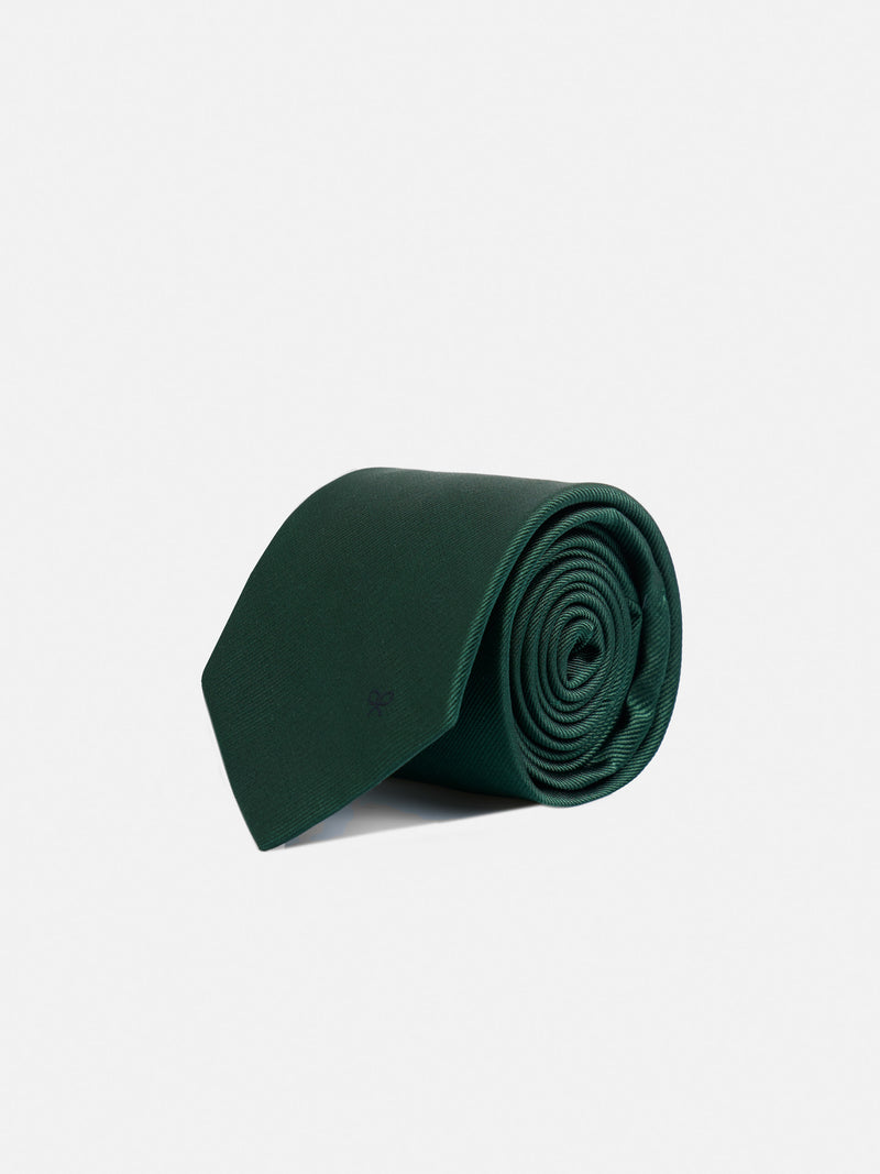 Gravata Silbon lisa verde