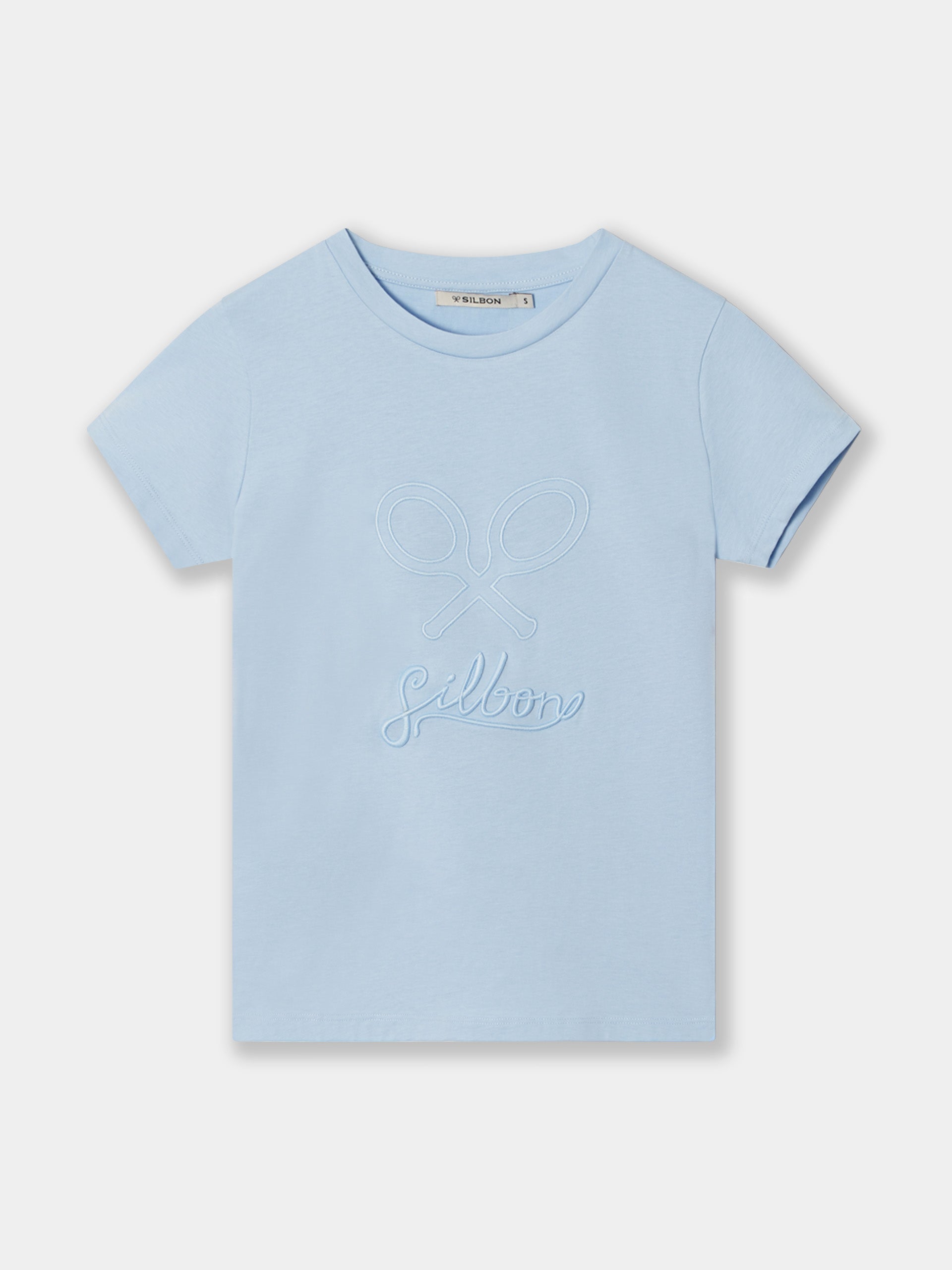 Camiseta woman clasica celeste