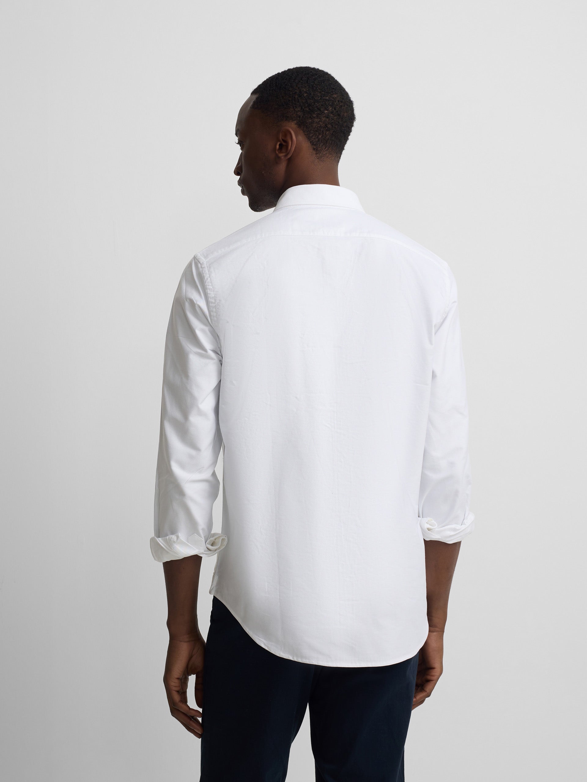 White oxford sport shirt