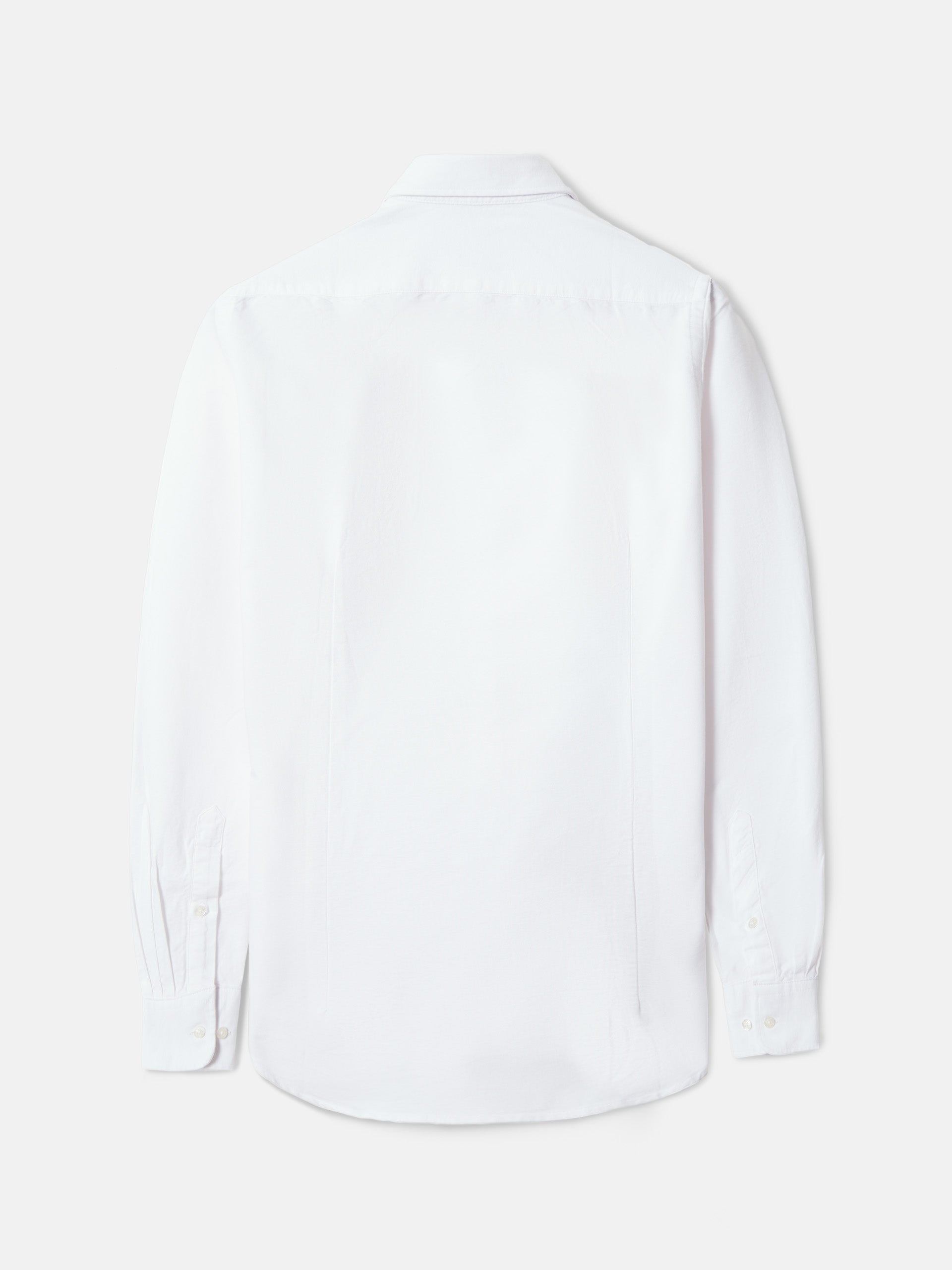 White cutaway oxford sport shirt