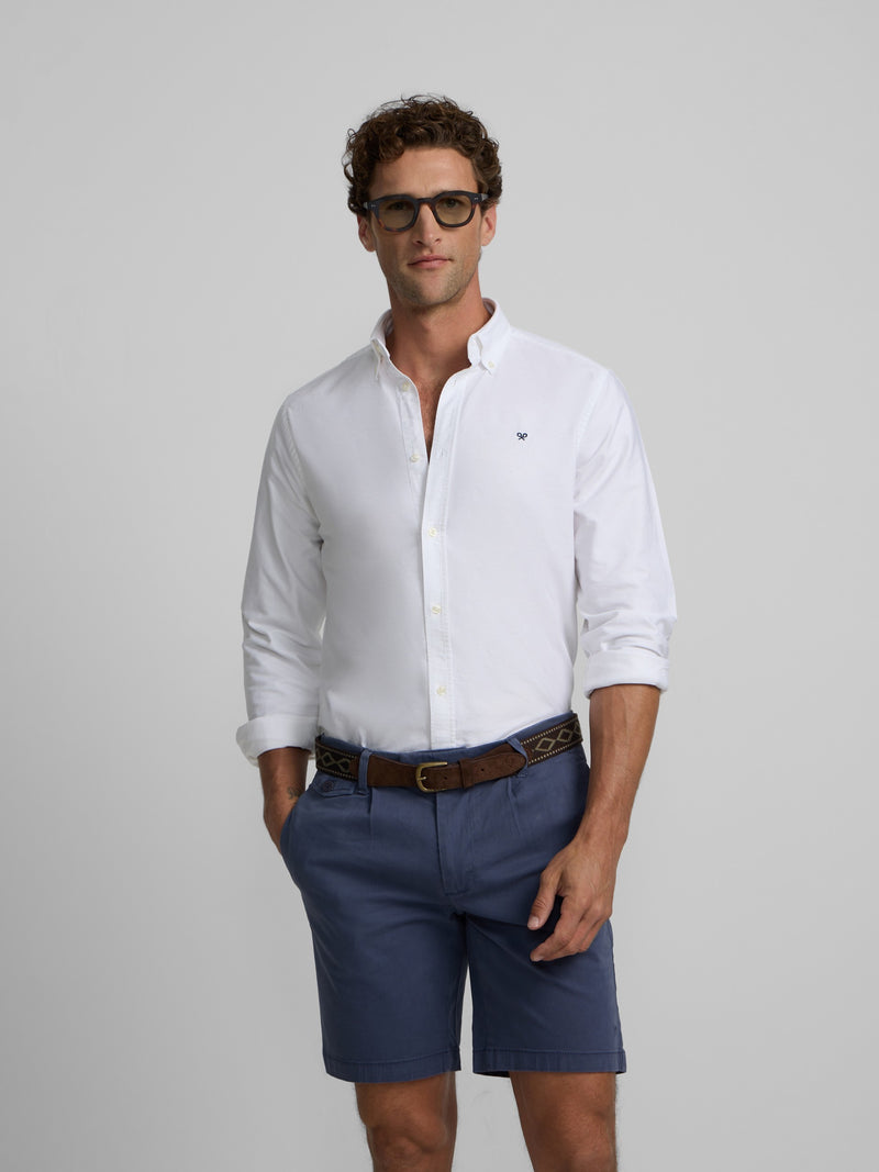 Camisa sport oxford regular fit branca
